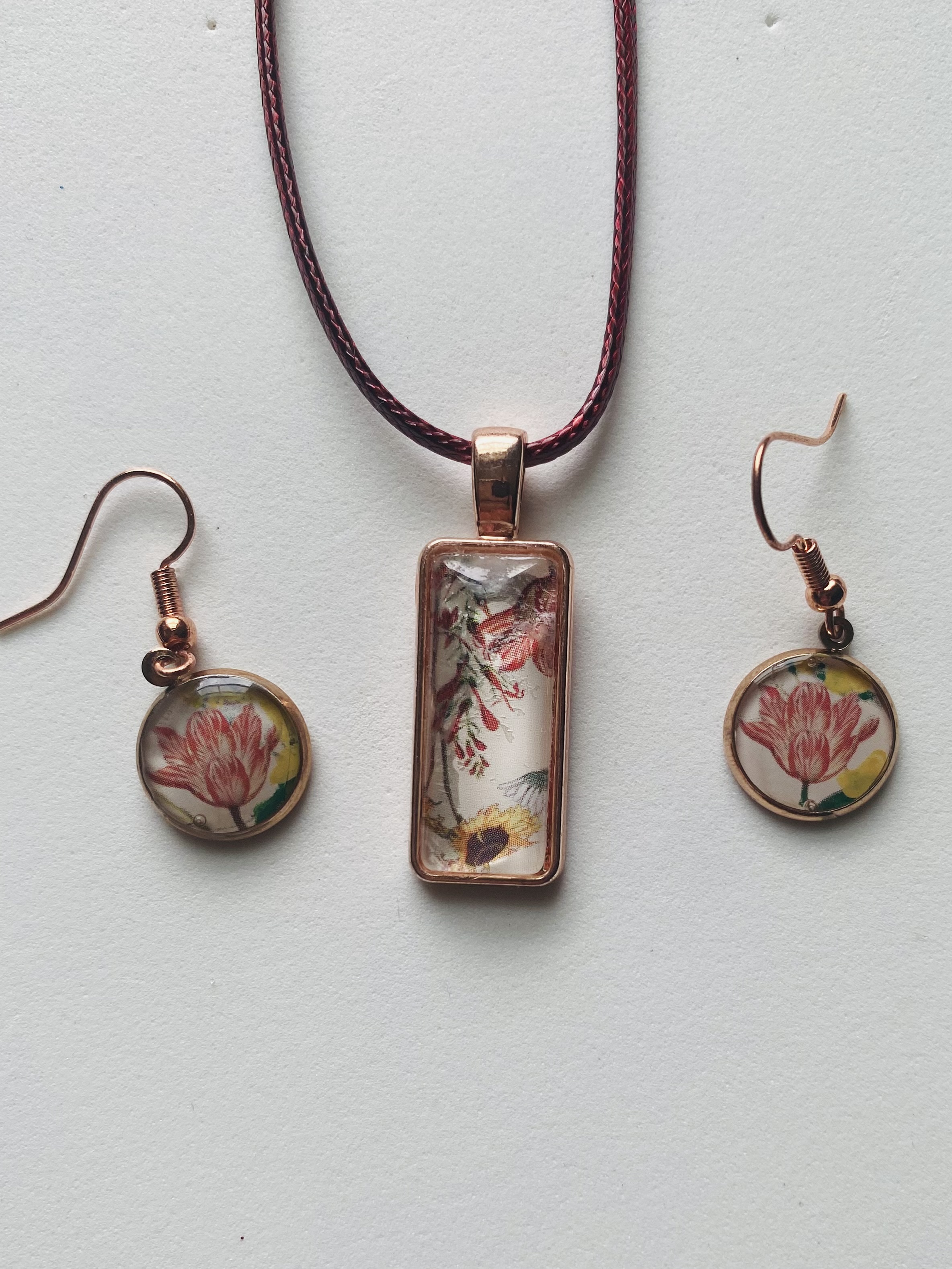 Floral Jewelry Set