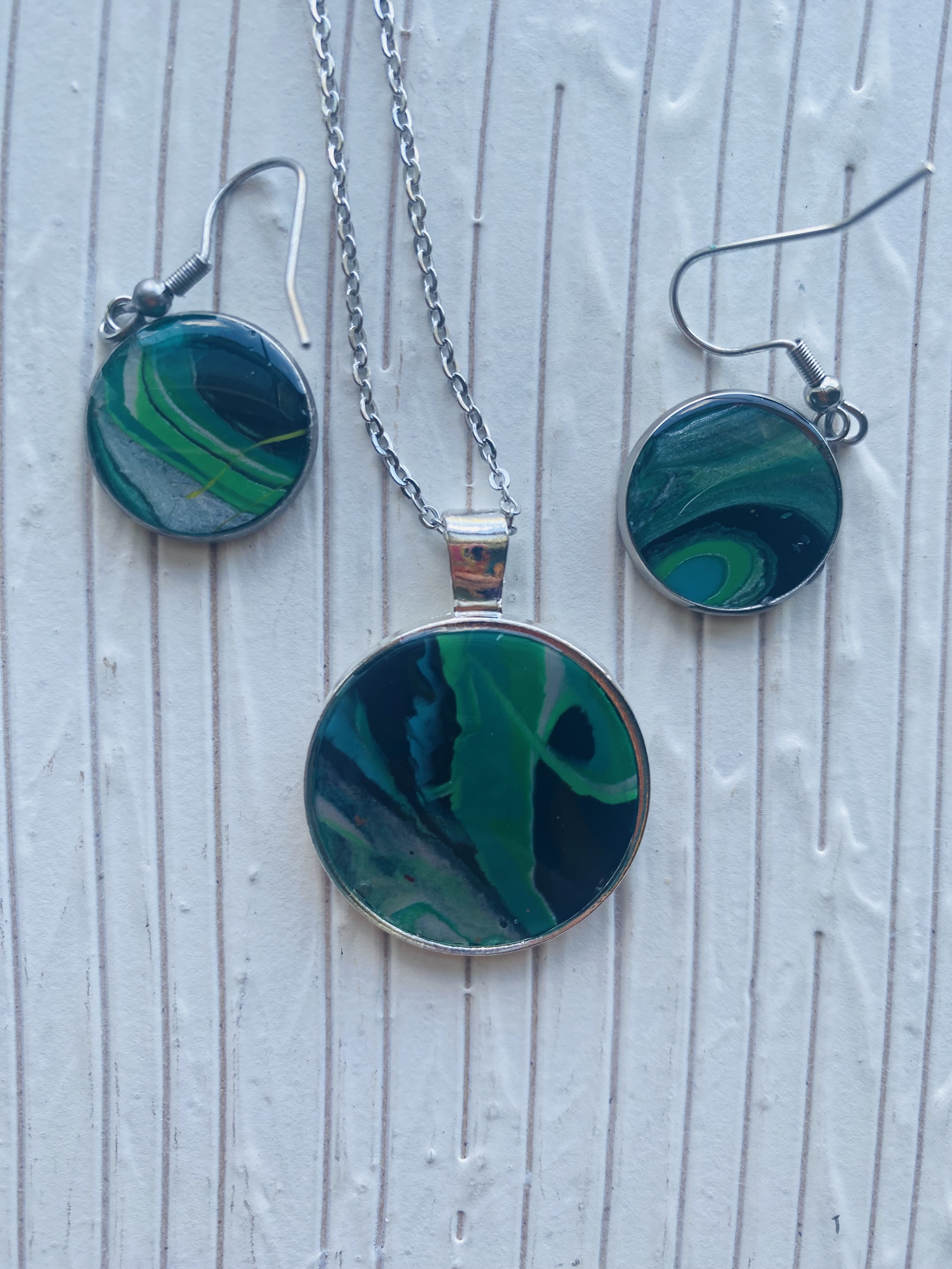 Handmade Resin Jewelry Set