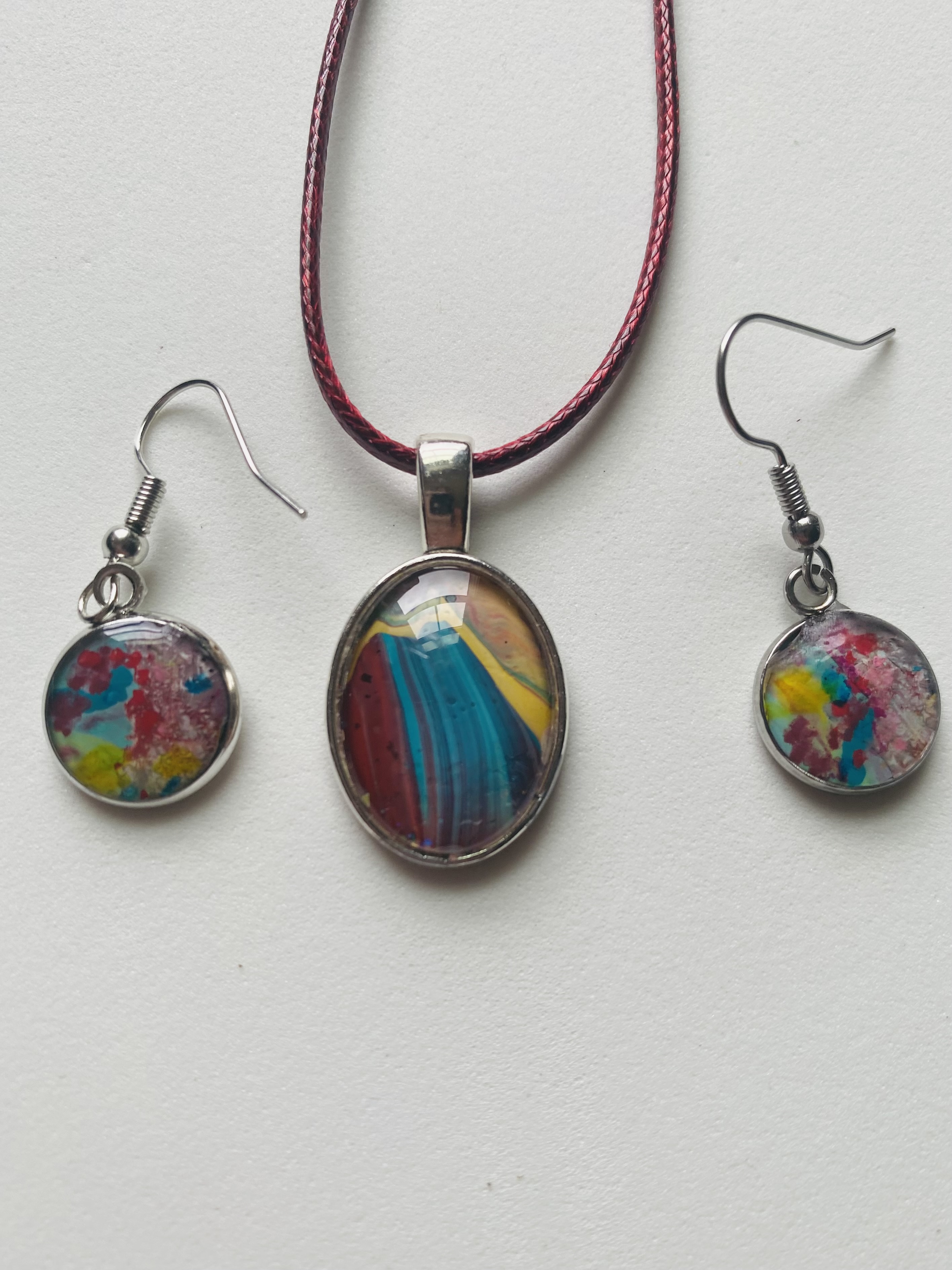 Hand-painted Jewelry Set