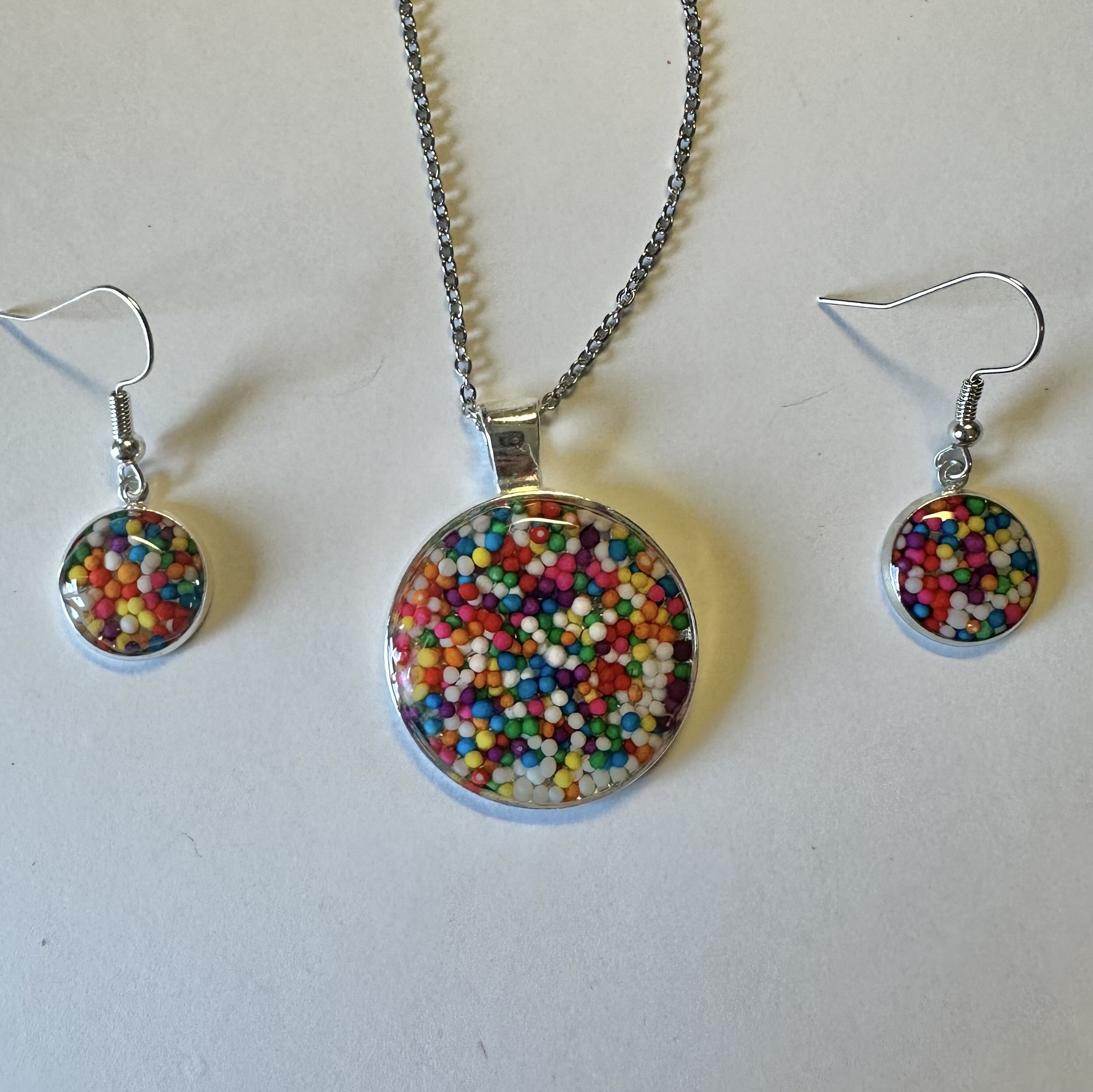 Colorful Candy Bead Jewelry Set