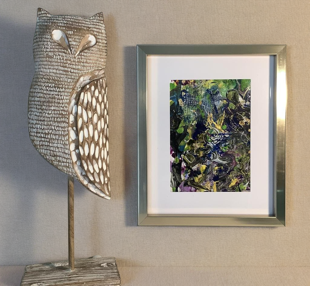 Abstract Framed Artwork