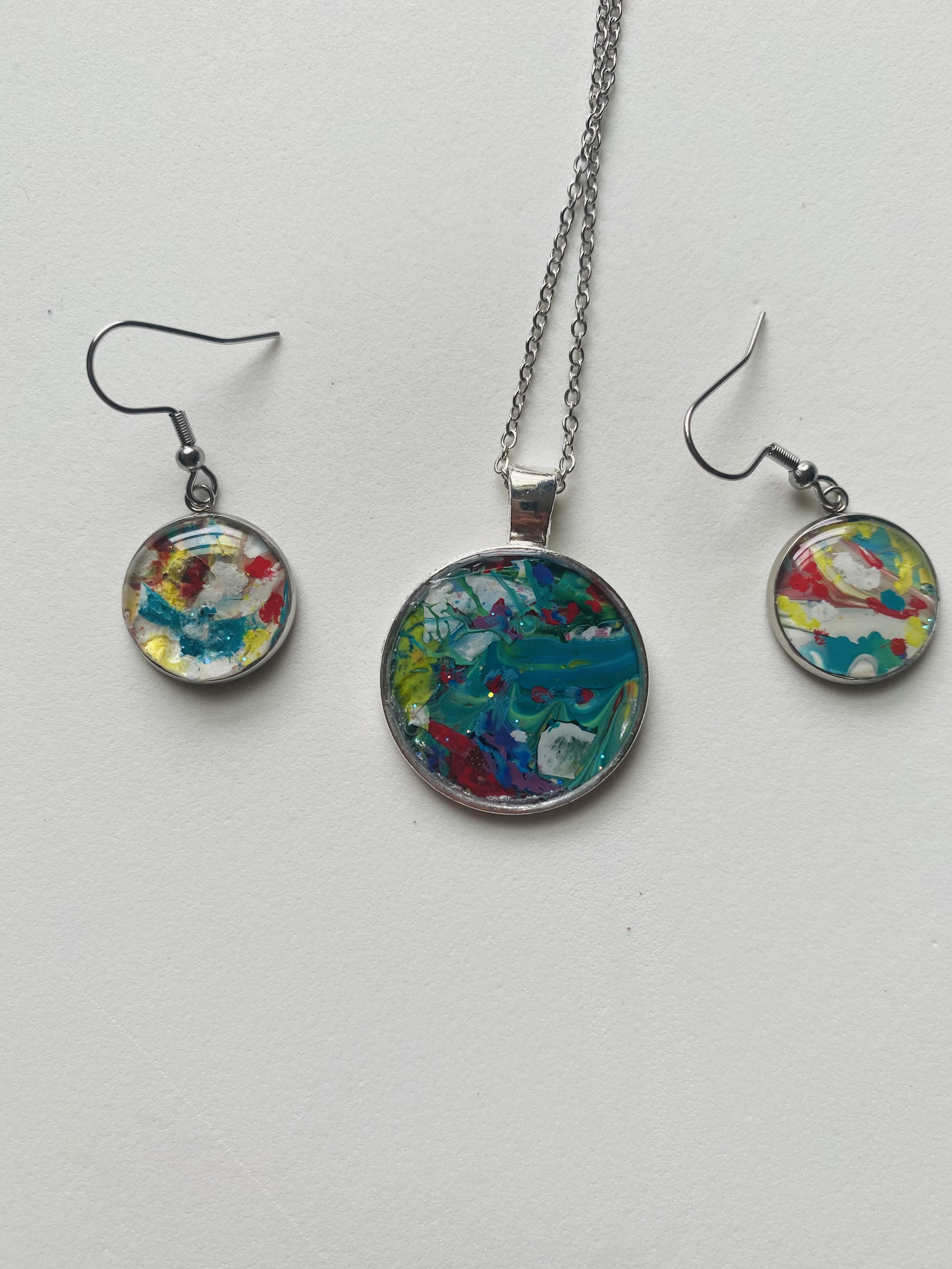 Handmade Abstract Jewelry Set