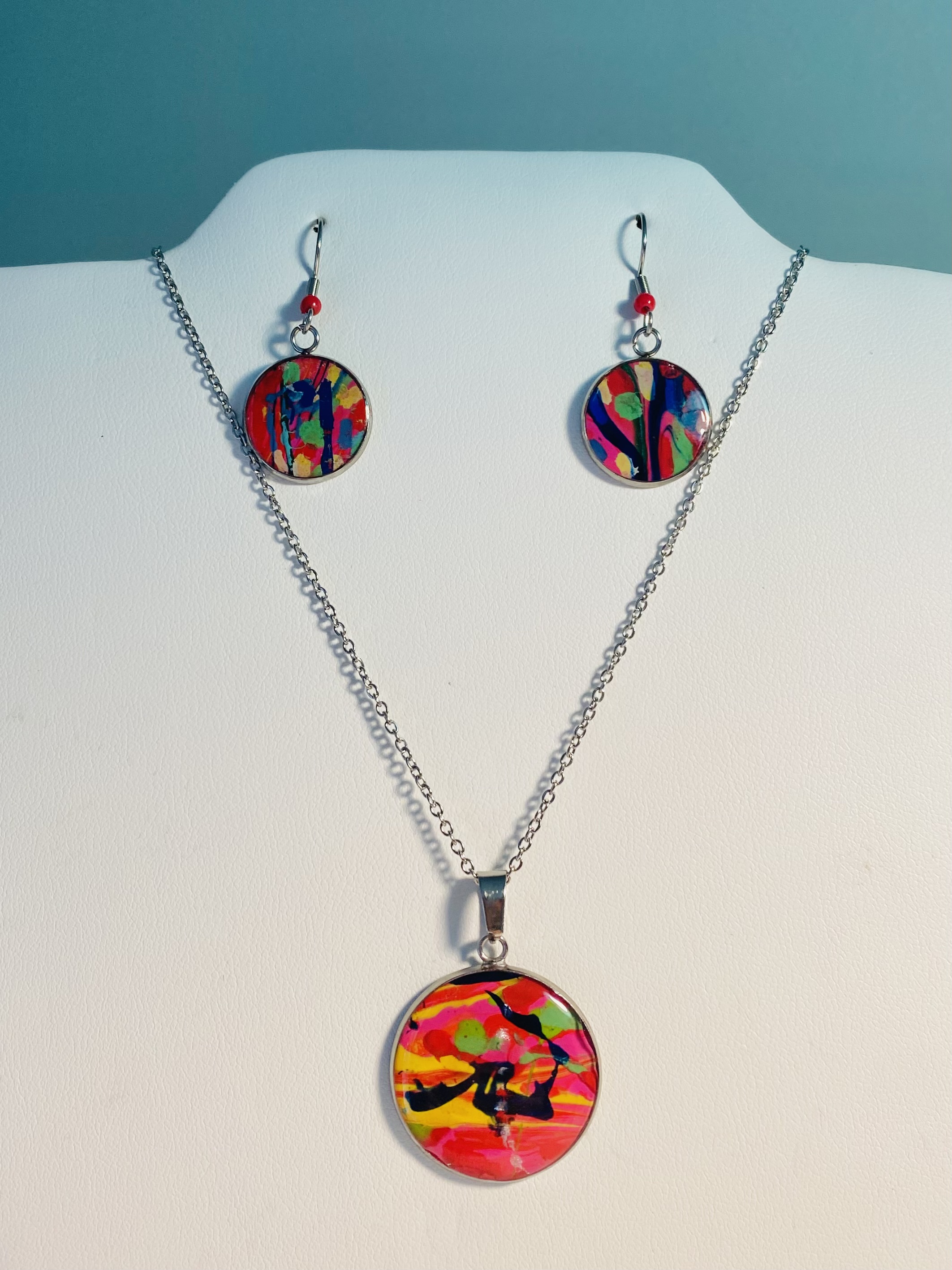 Abstract Art Jewelry Set