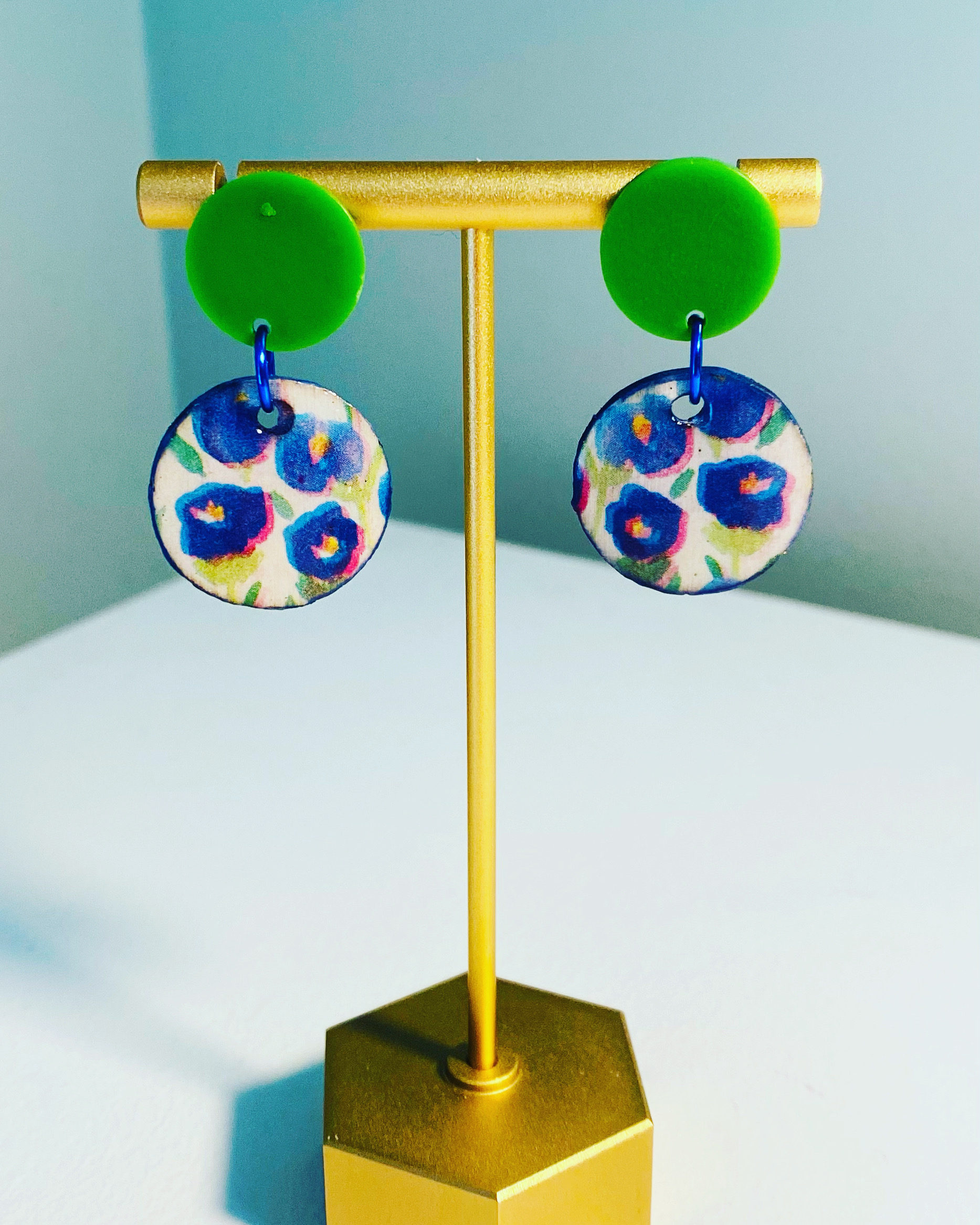 Floral Drop Earrings
