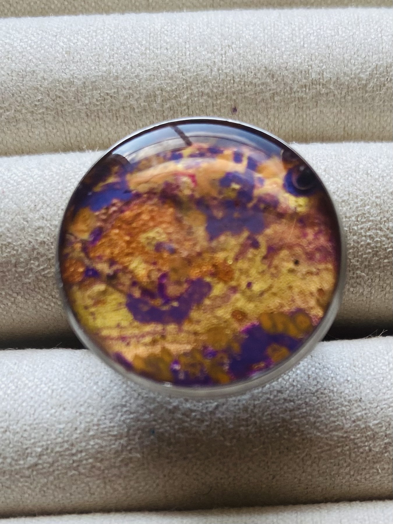 Handcrafted Resin Ring