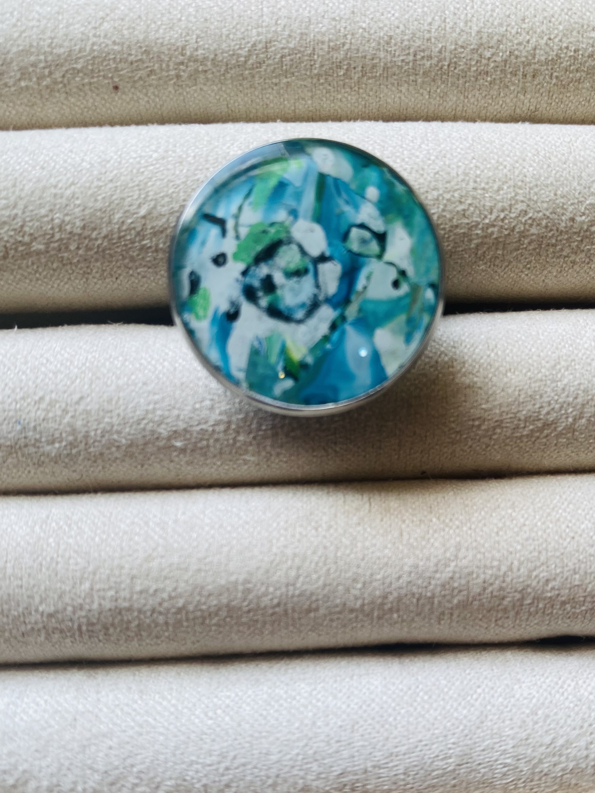 Hand-painted ring