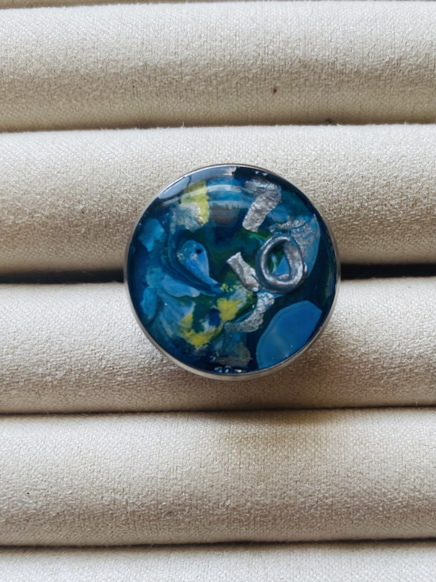 Handmade Resin Art Ring