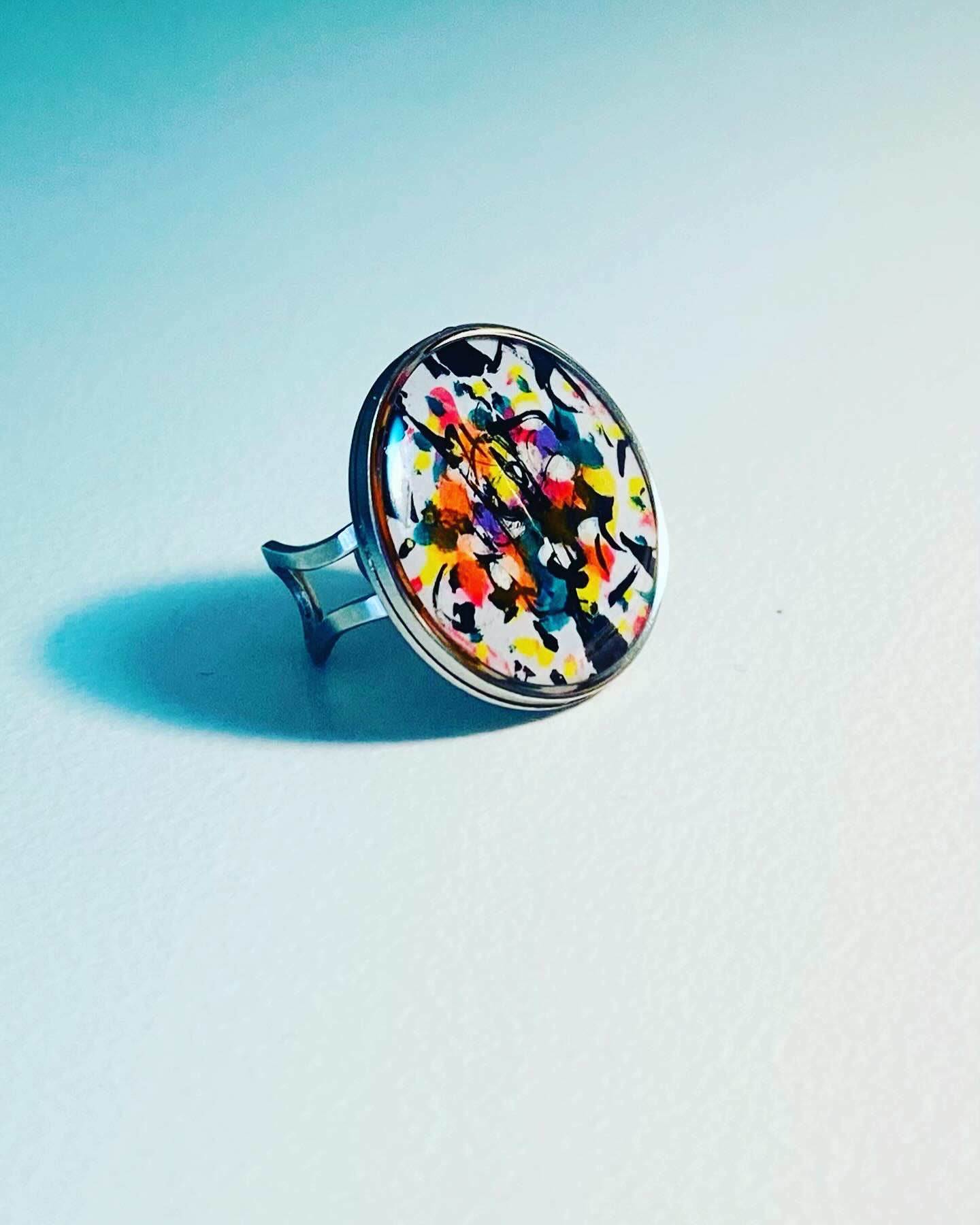 Abstract Art Statement Ring