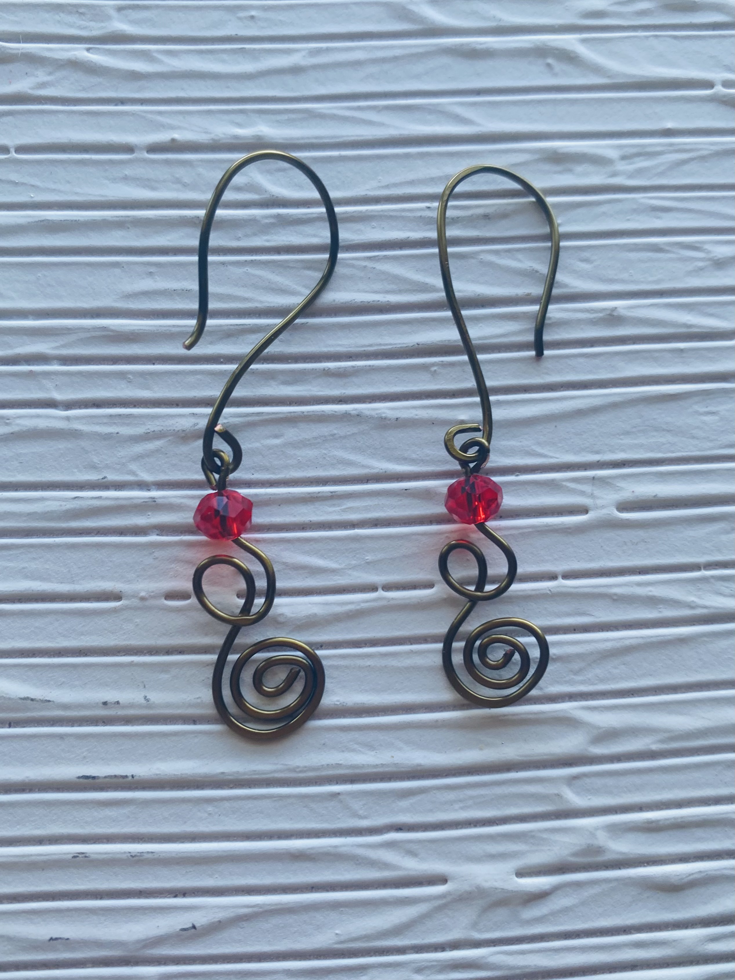 Handcrafted Spiral Earrings