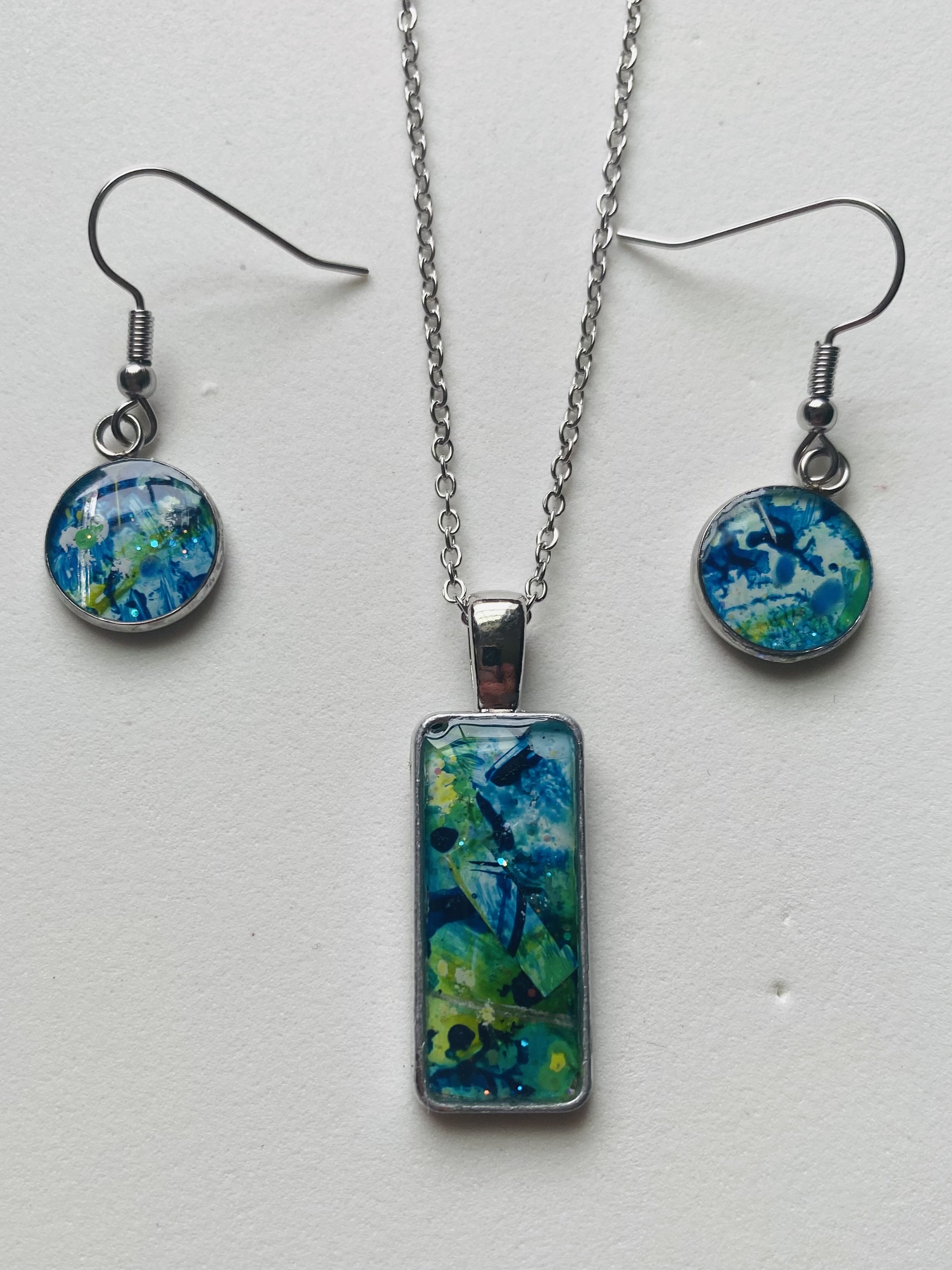 Handmade Abstract Jewelry Set