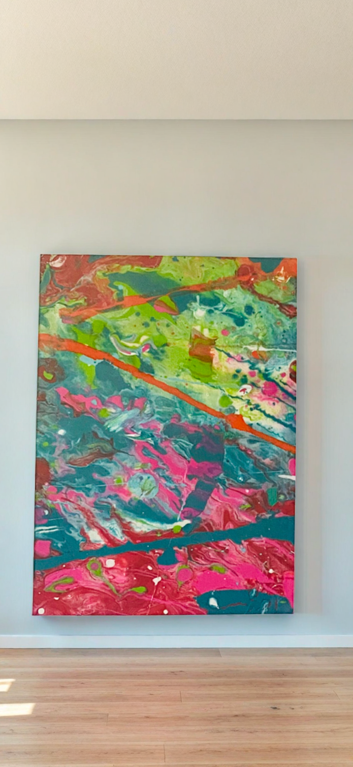 Abstract Acrylic Painting