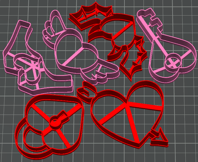 Love! Love! Love! Cookie Cutter Set