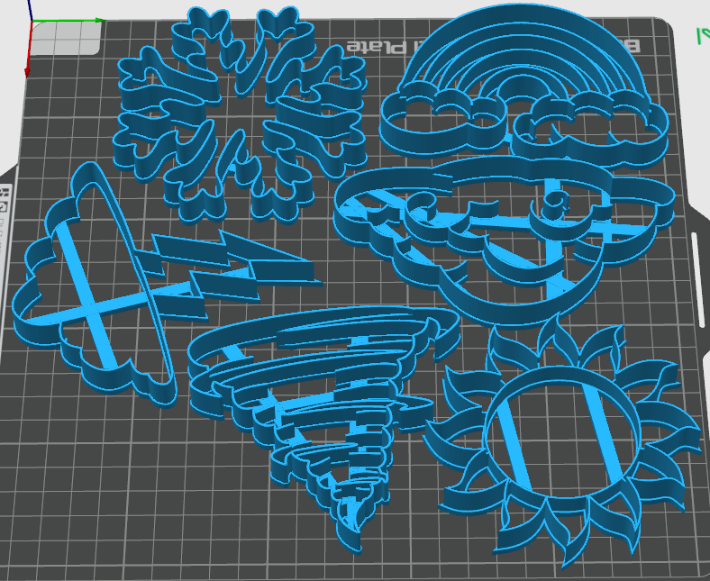 Climate Cut Cookie Cutters Set