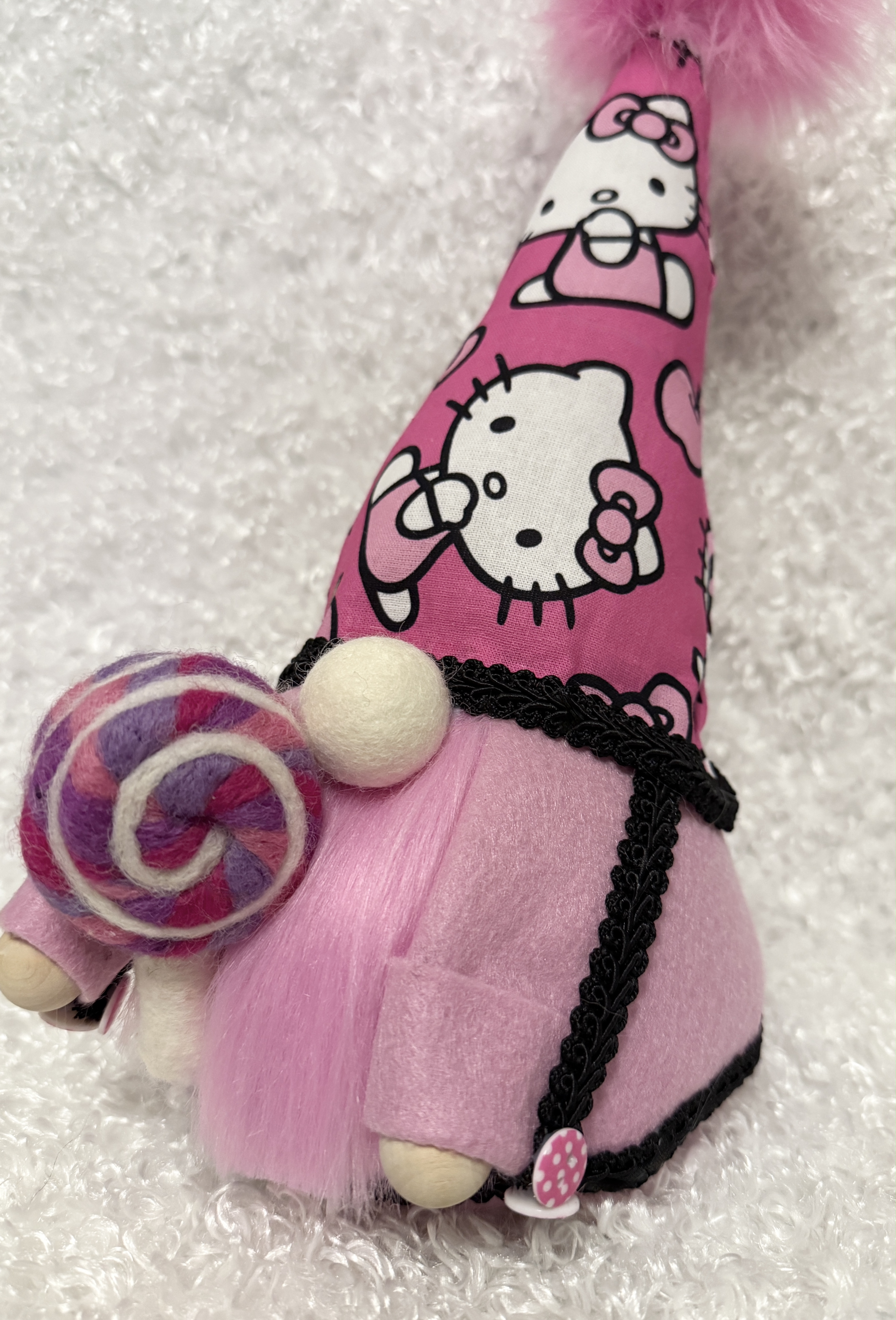 Hello Kitty Inspired Pink Gnome