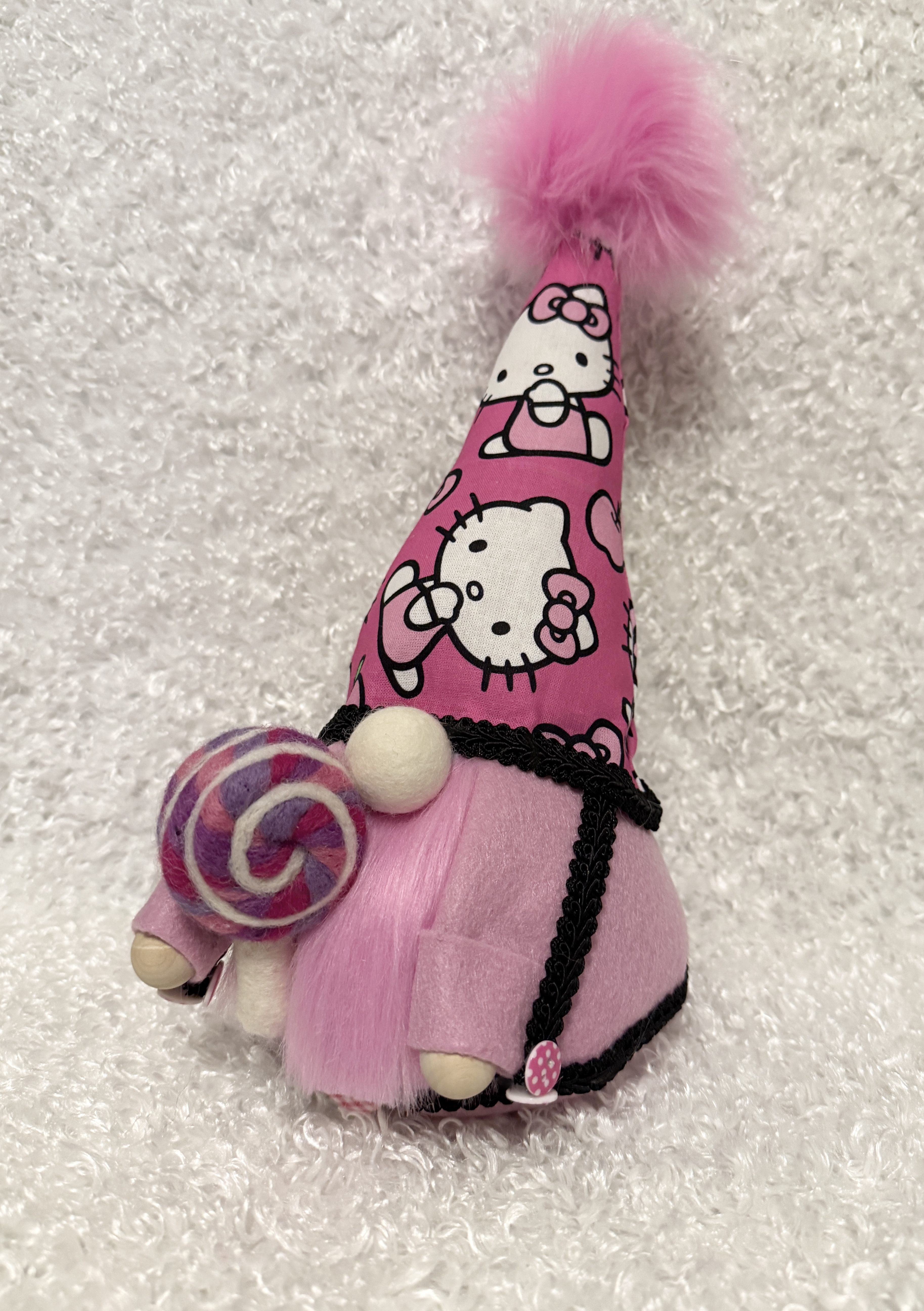 Hello Kitty Inspired Pink Gnome