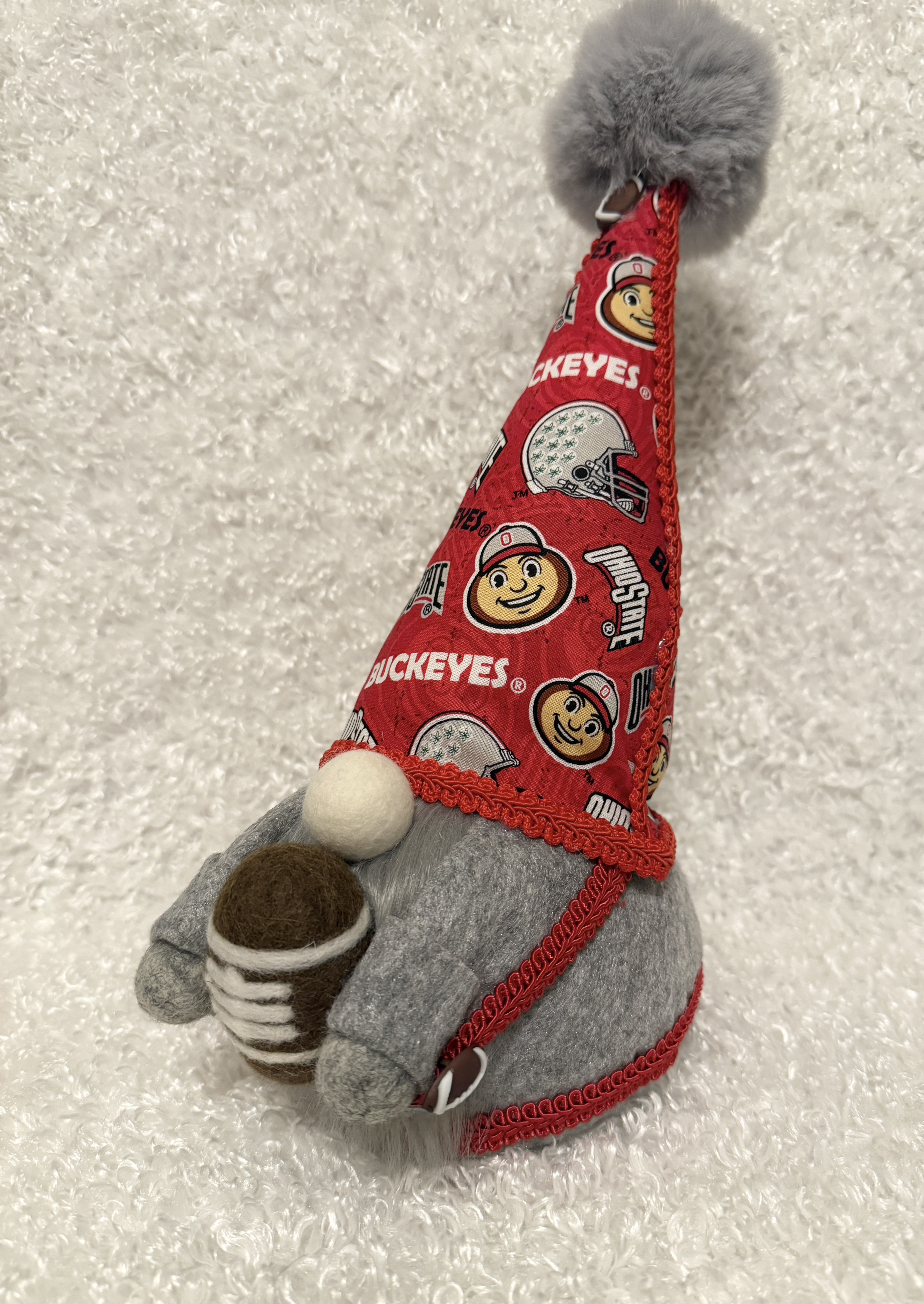 Ohio State Buckeyes Inspired Gnome