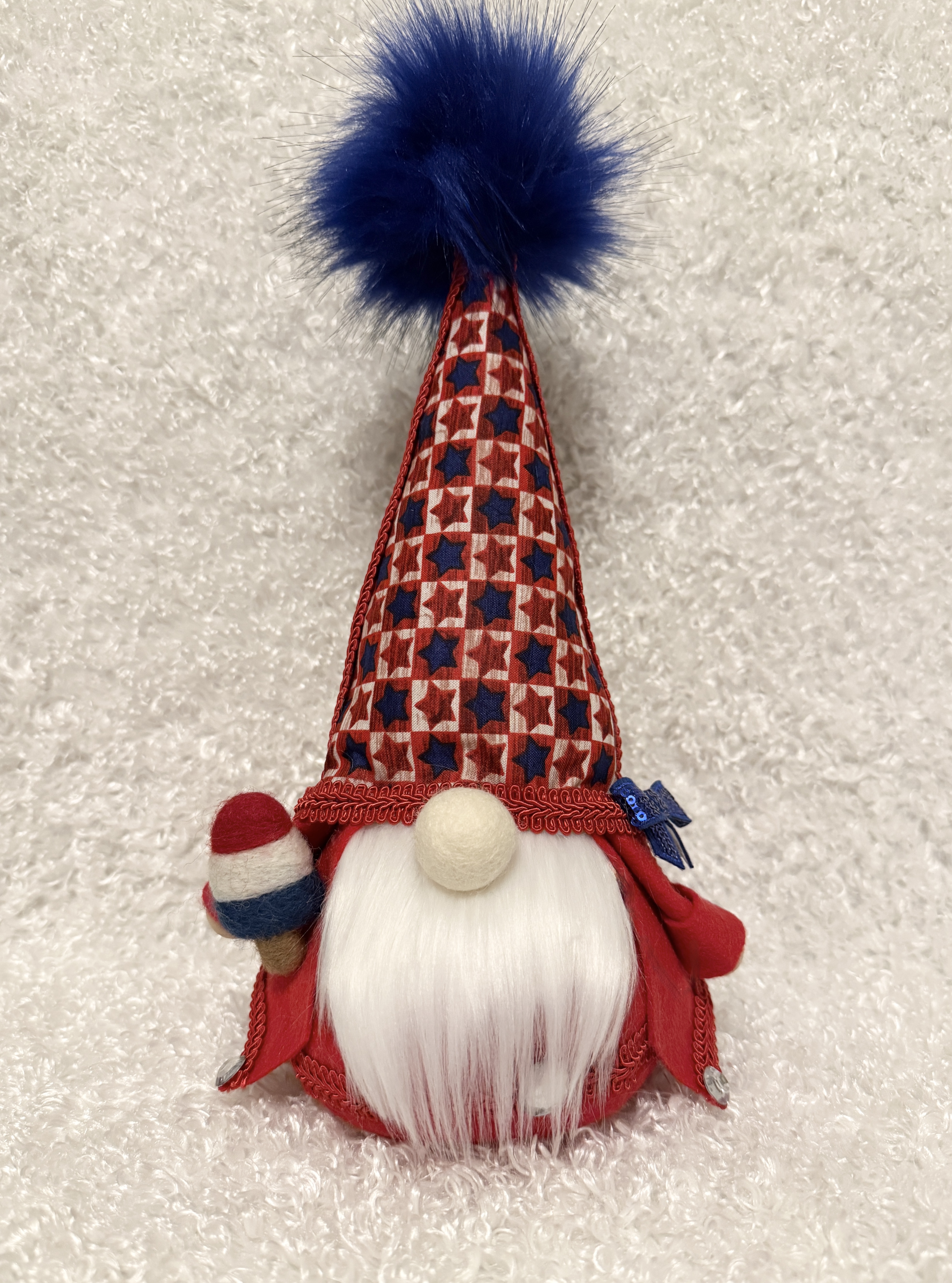 Patriotic Gnome for Fourth of July, Memorial Day Celebrations