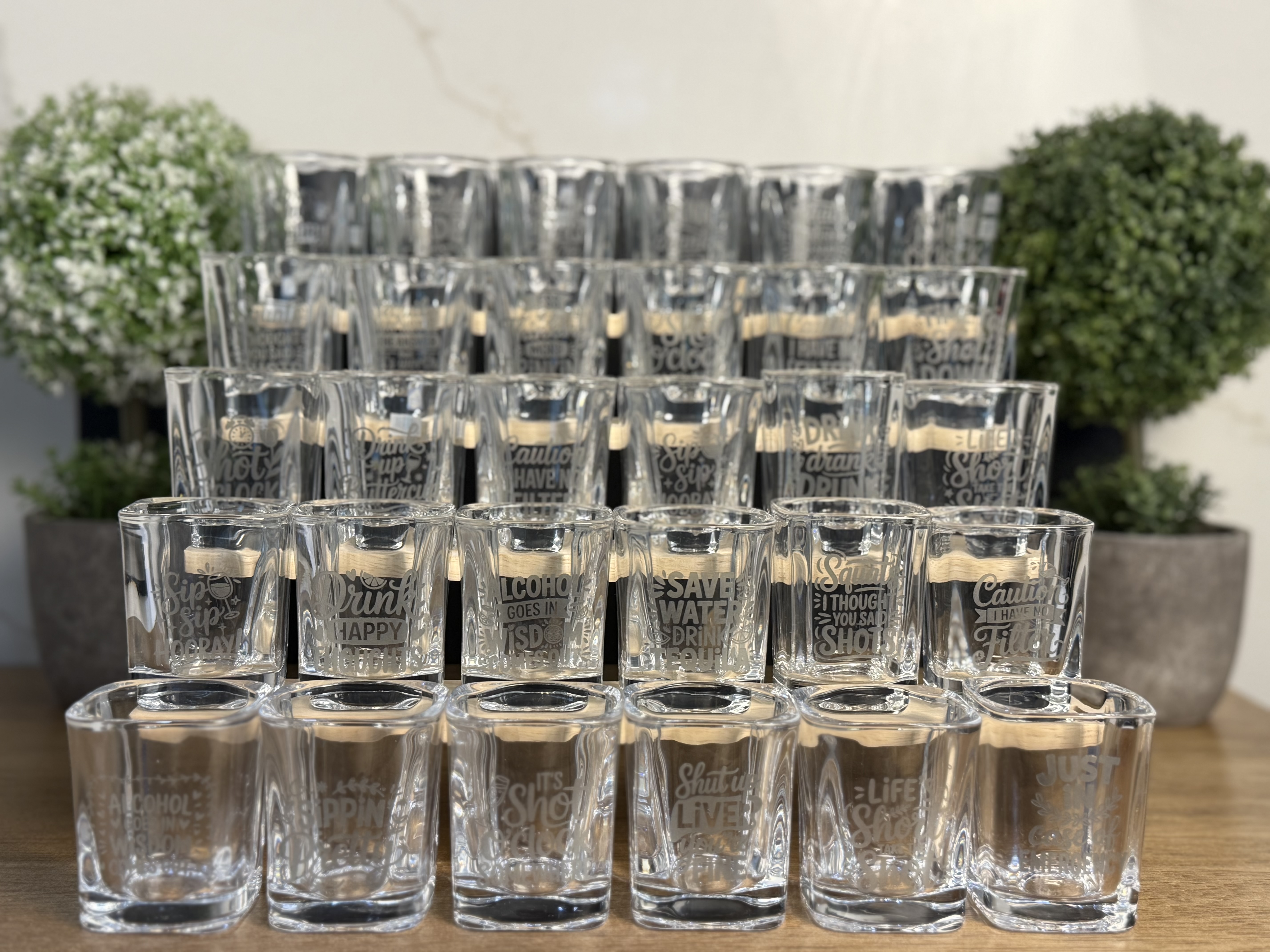 Amusing Shots- 30 hilarious quote glasses for every occasion