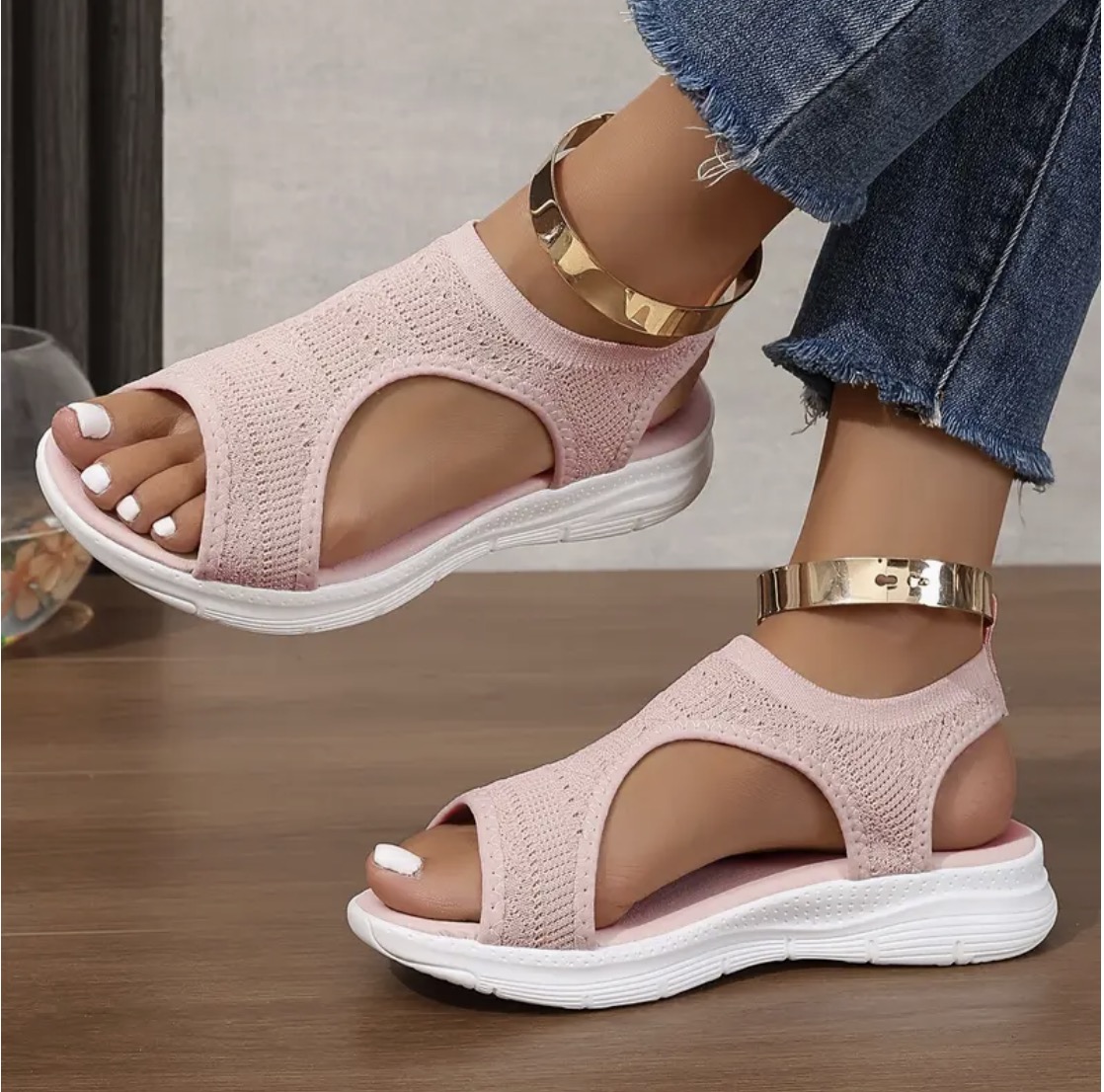 Sandalias Deportivas “Soft Knit” Mujer