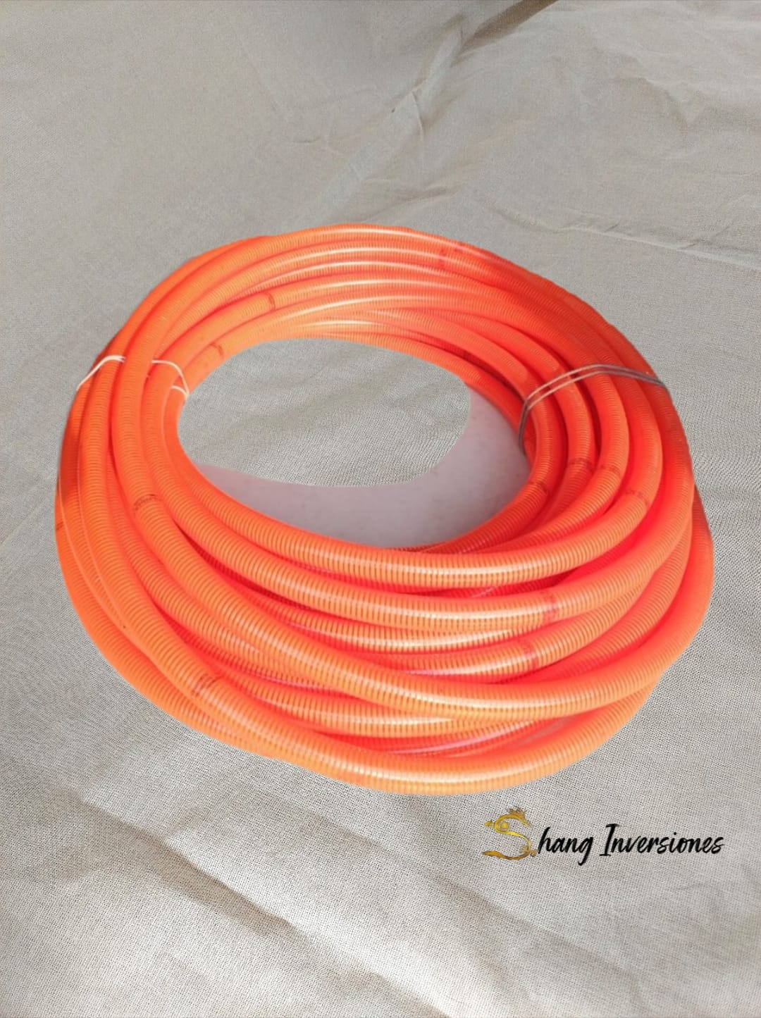 Manguera de succión naranja de 6" x MT