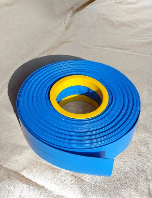 Manguera de descarga azul de 3" x MT