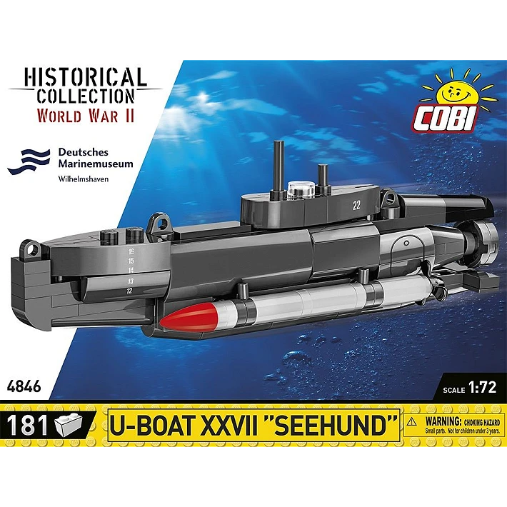 COBI U-Boat XXVII Seehund Midget Submarine 1:72