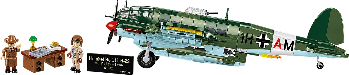 COBI Heinkel 111 H-22 with V1 Flying Bomb (Executive Edition) 1:48 Scale