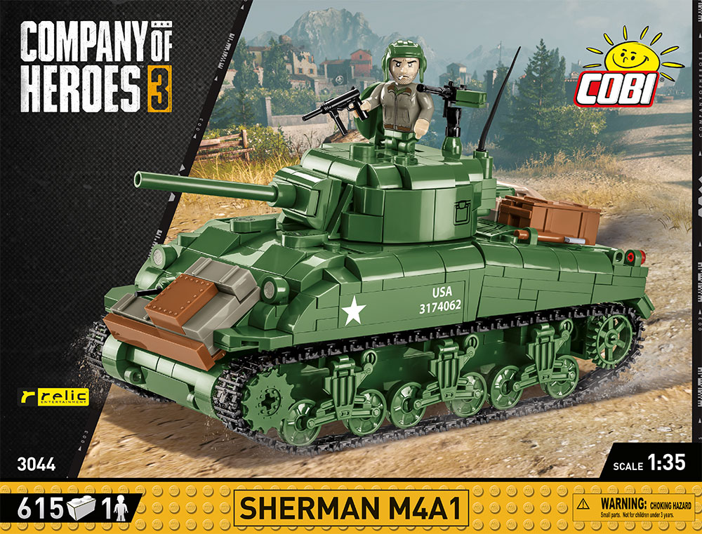 COBI Company of Heroes 3 Sherman M4A1 1:35 Scale