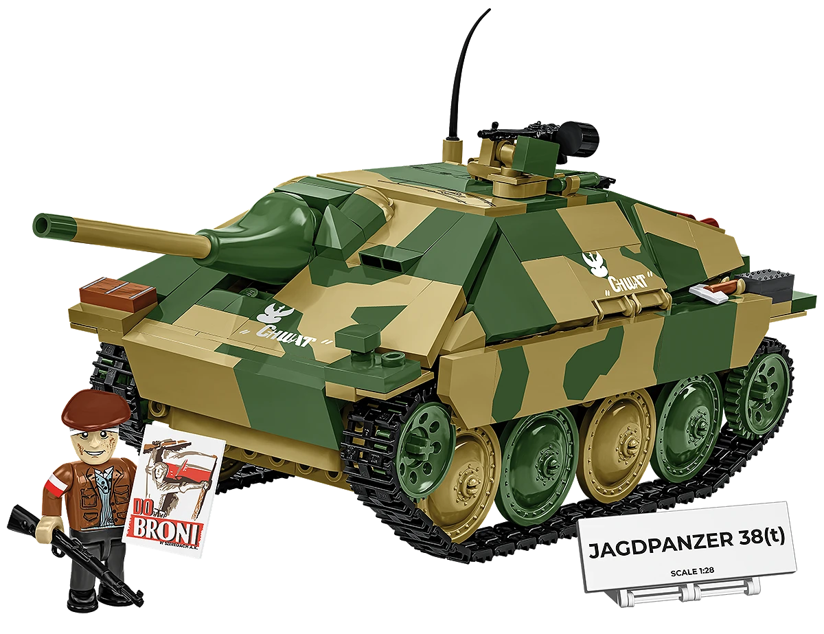 COBI Jagdpanzer 38(t) "Chwat" (Brave) 1:28 Scale