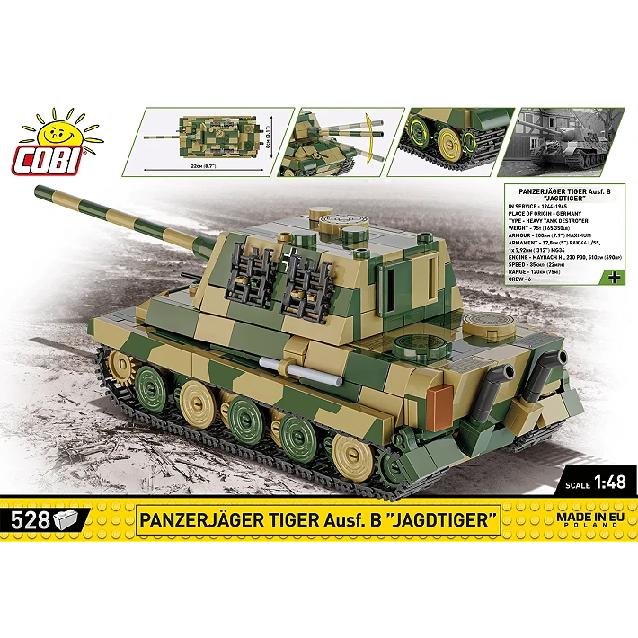 COBI Panzerjäger Tiger Ausf. B "Jagdtiger" 1:48 Scale