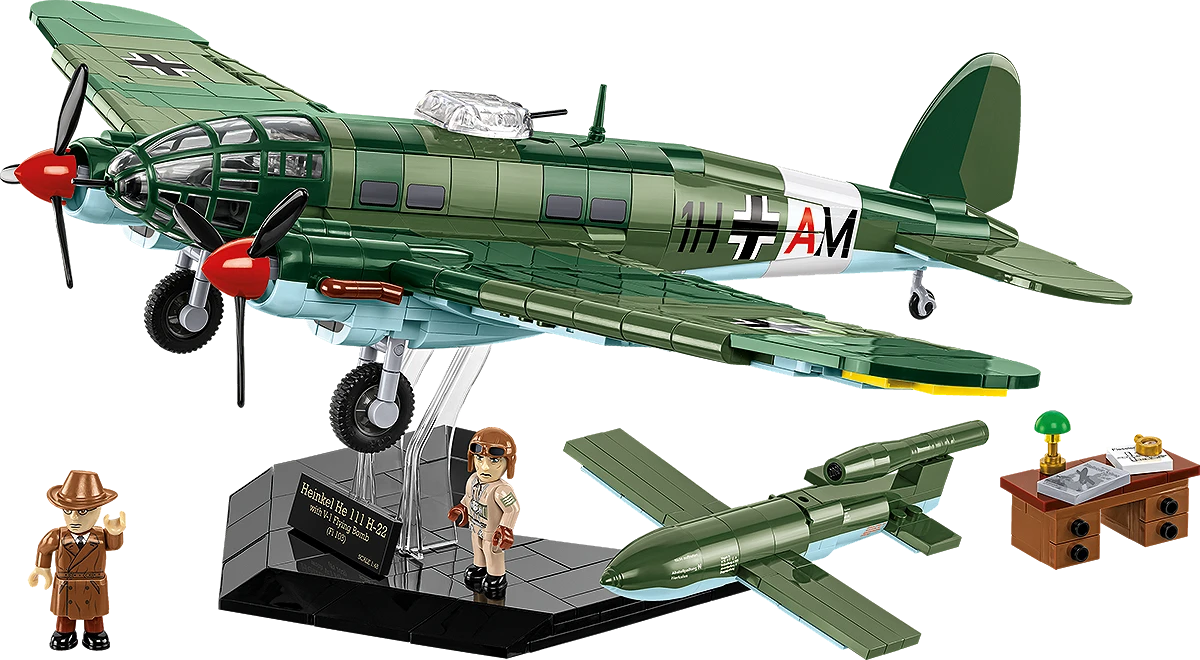 COBI Heinkel 111 H-22 with V1 Flying Bomb (Executive Edition) 1:48 Scale