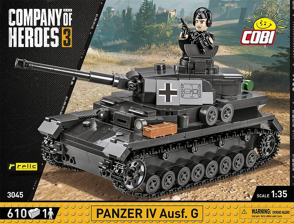 COBI Company of Heroes 3 Panzer IV Ausf. G 1:35 Scale