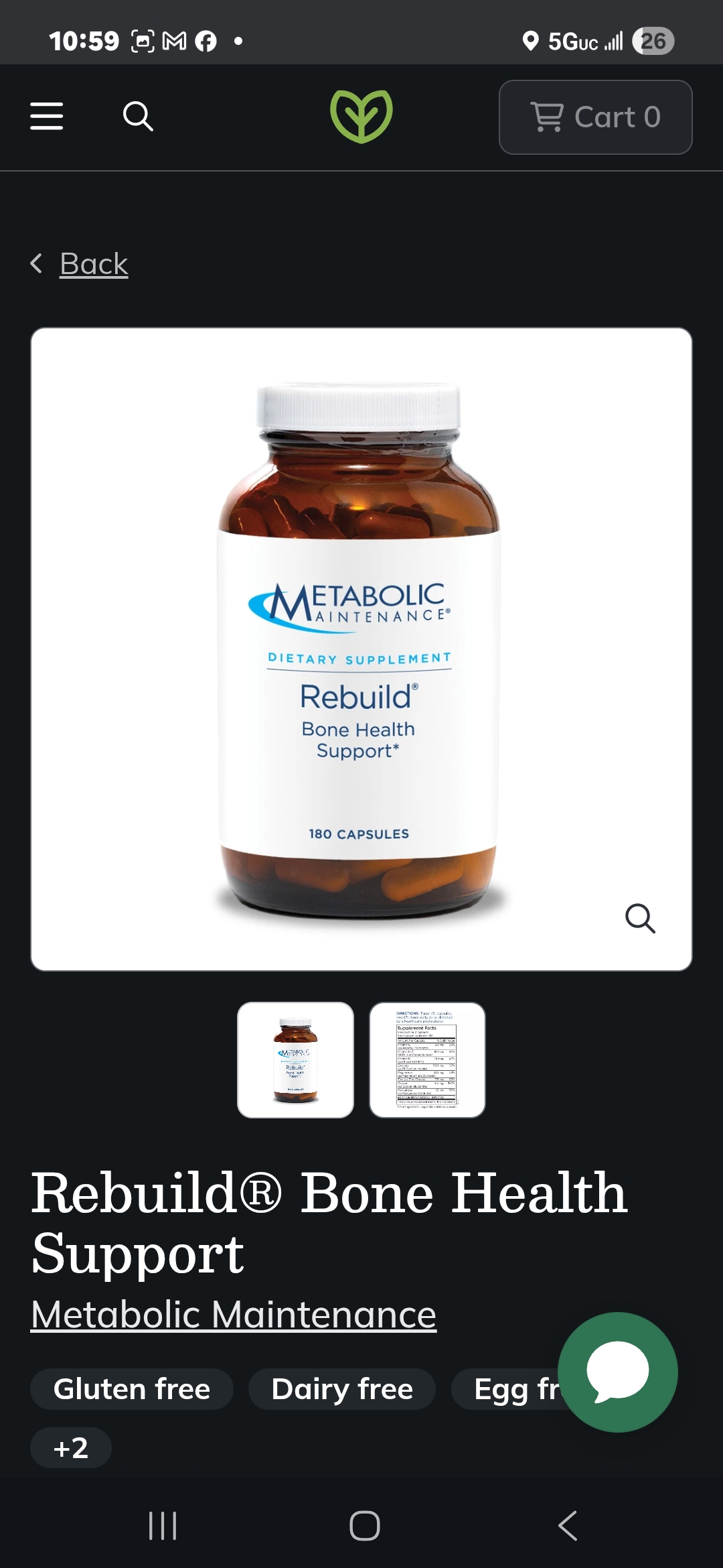 Rebuild® Bone Health Support