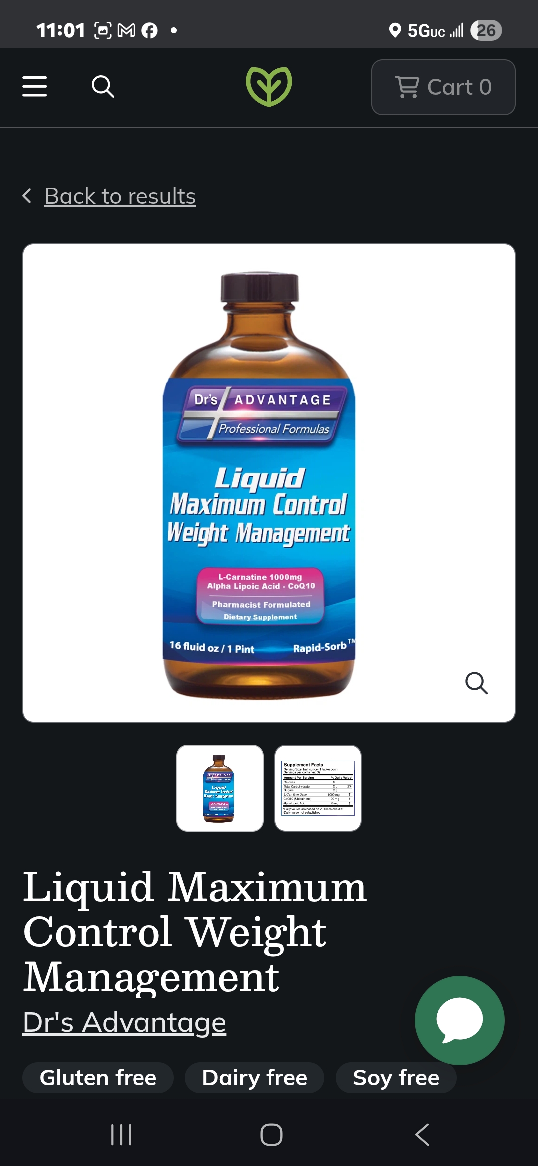 Liquid Maximum Control Weight Management