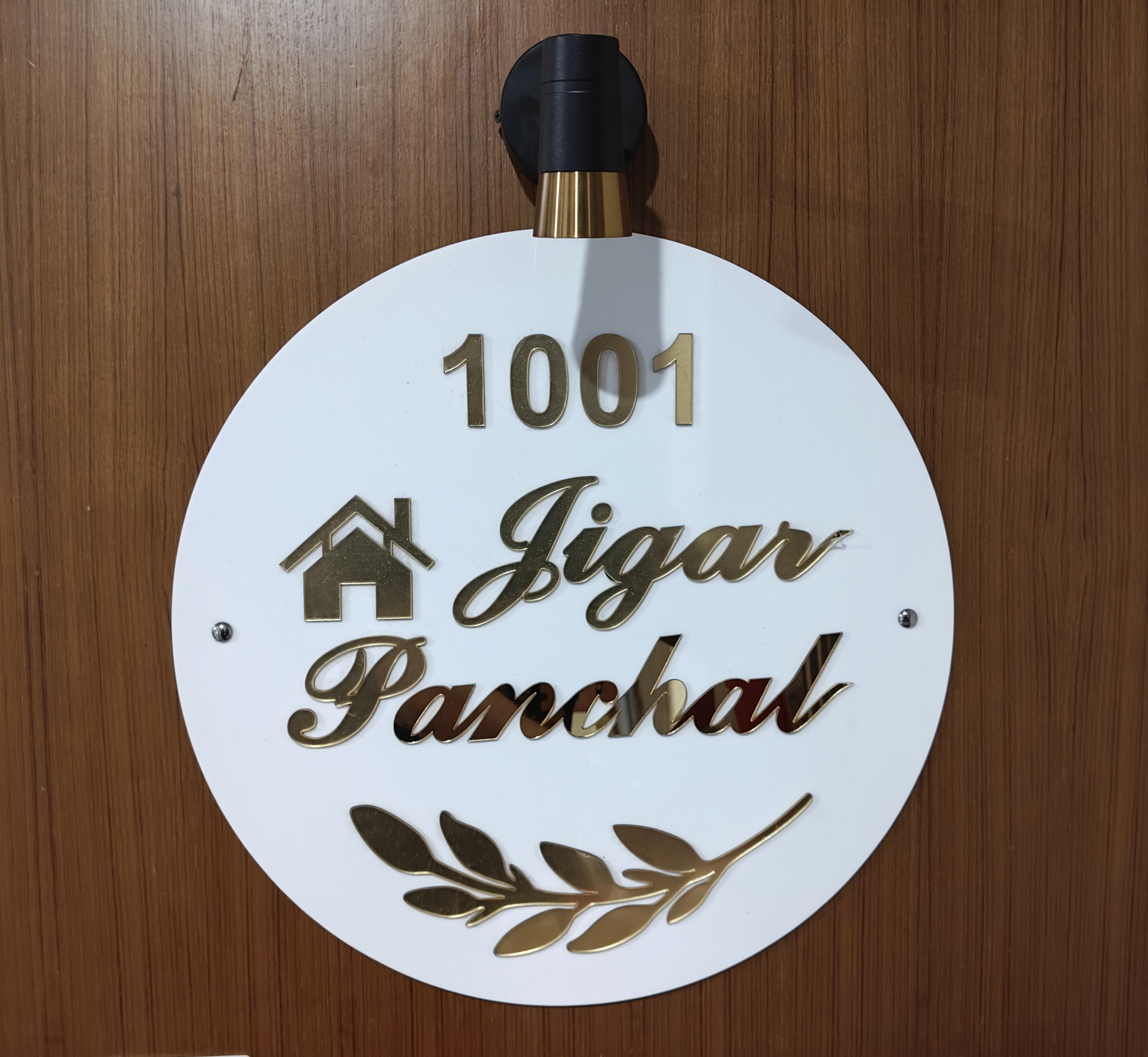Personalized Home Door Name Plate
