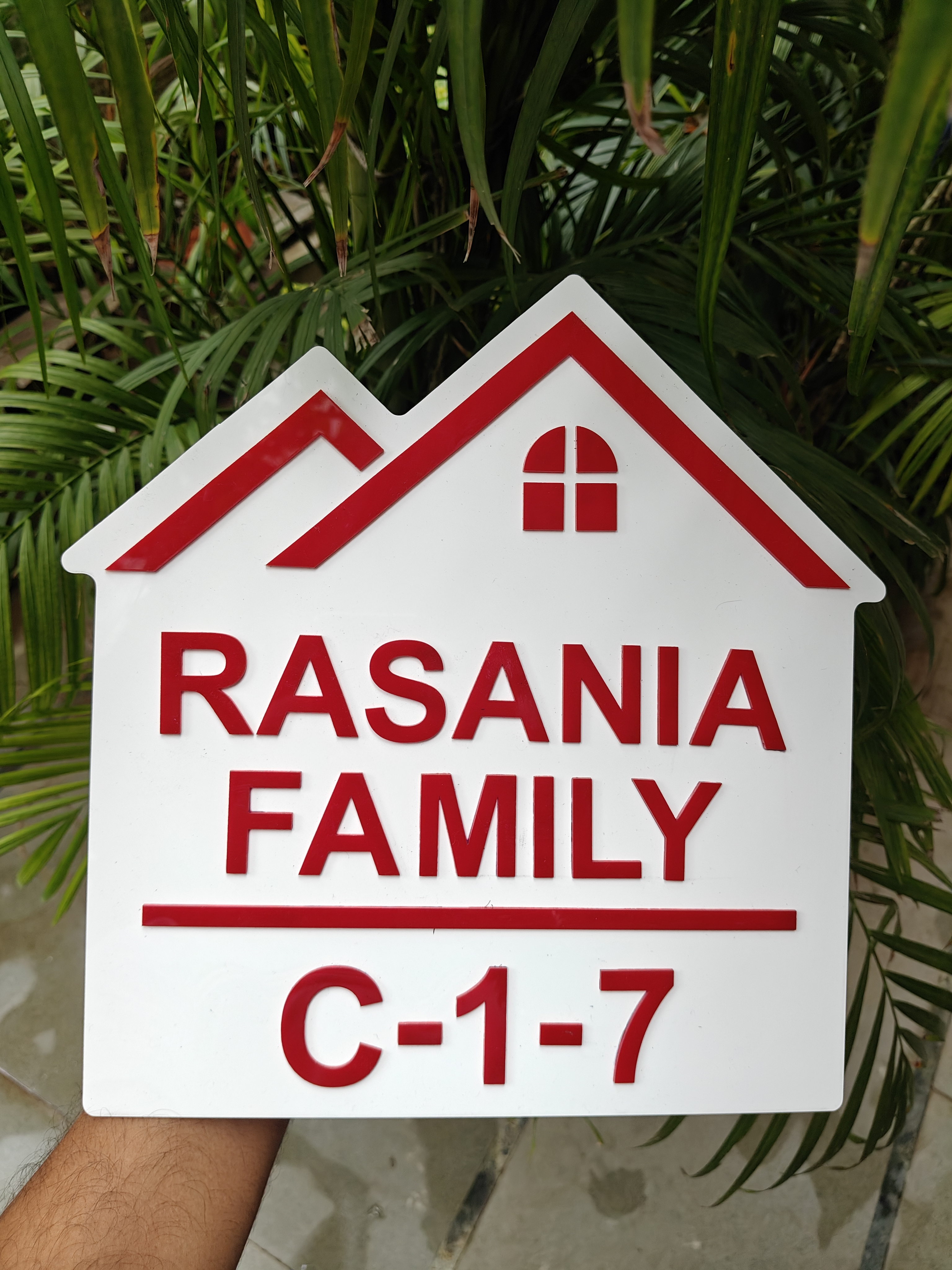 Personalized Home Door Name Plate