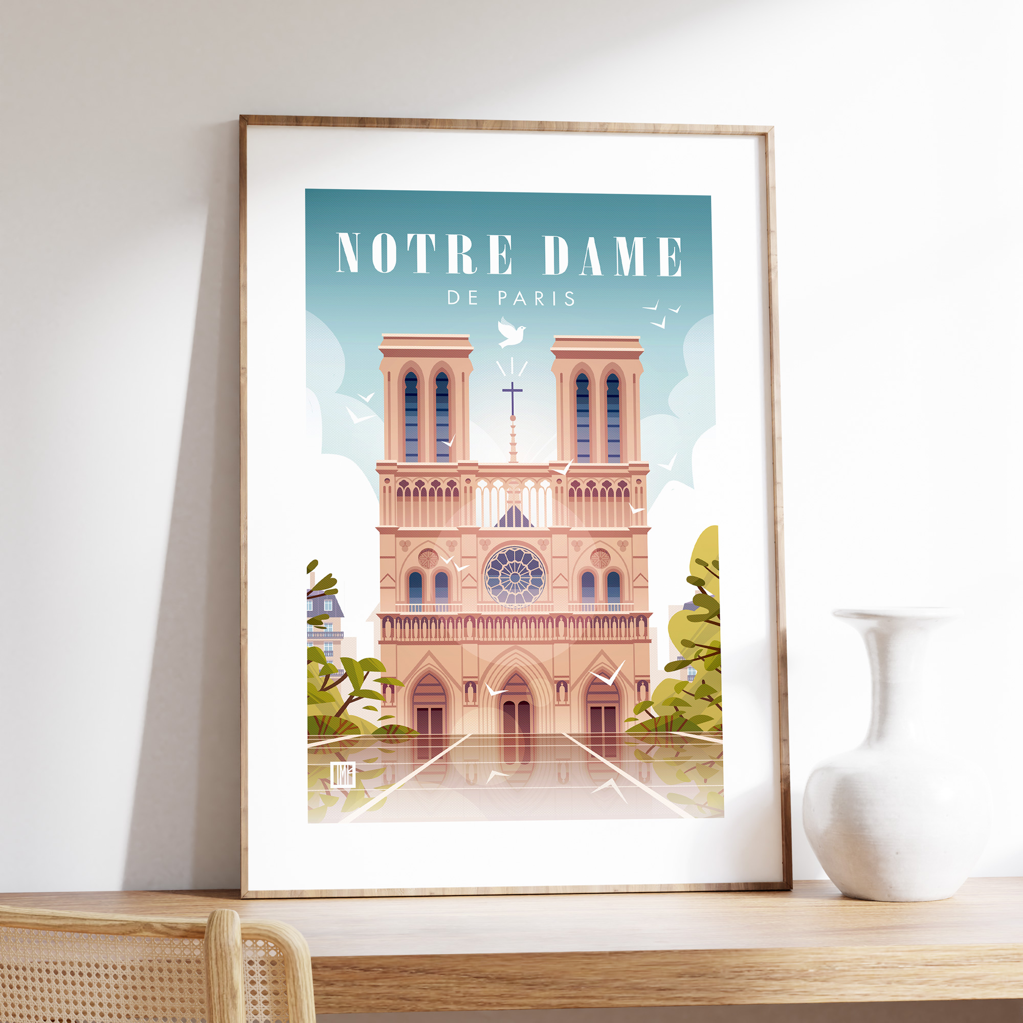 Notre Dame de Paris (A4, A3 ou A2)