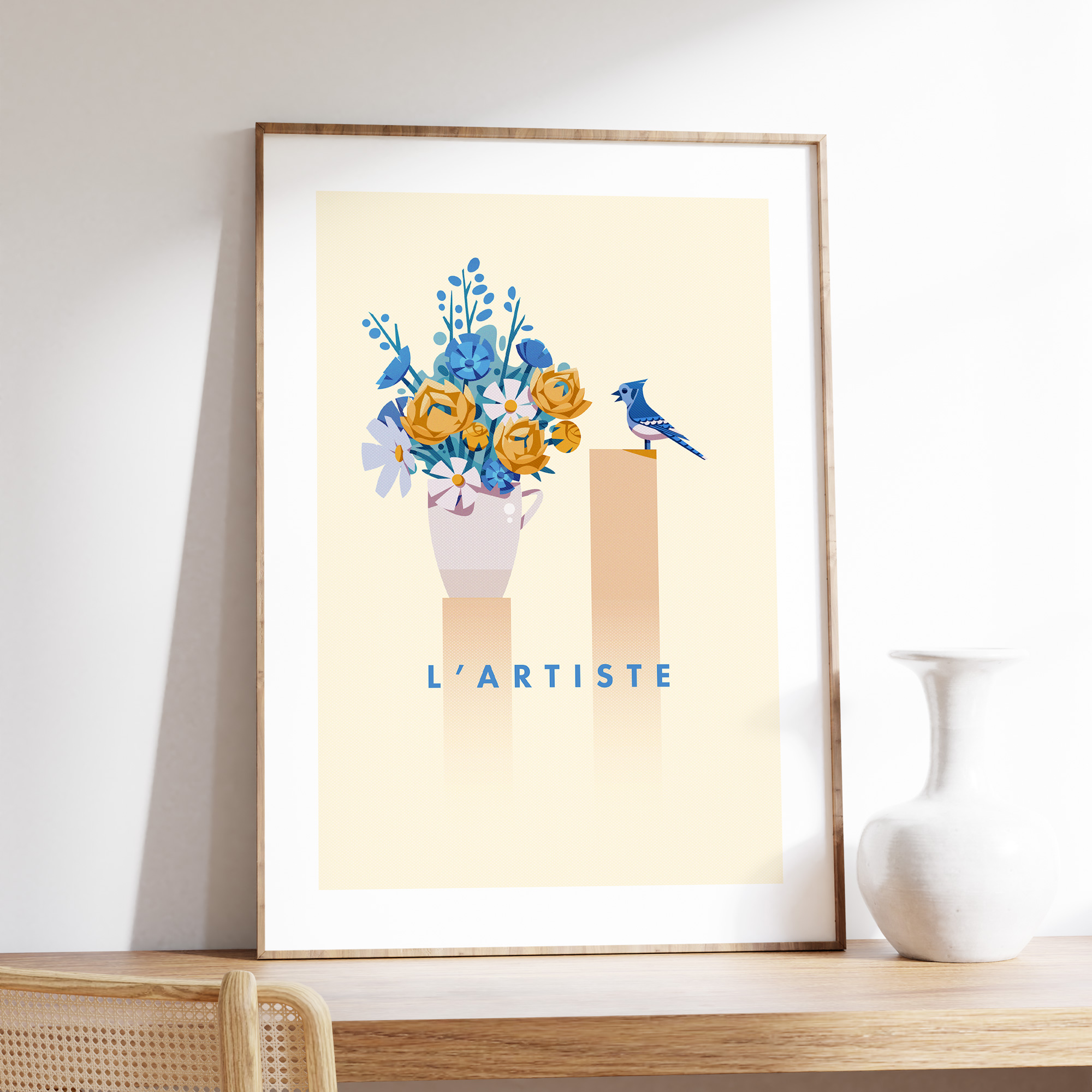 L'oiseau artiste (A4, A3 ou A2)