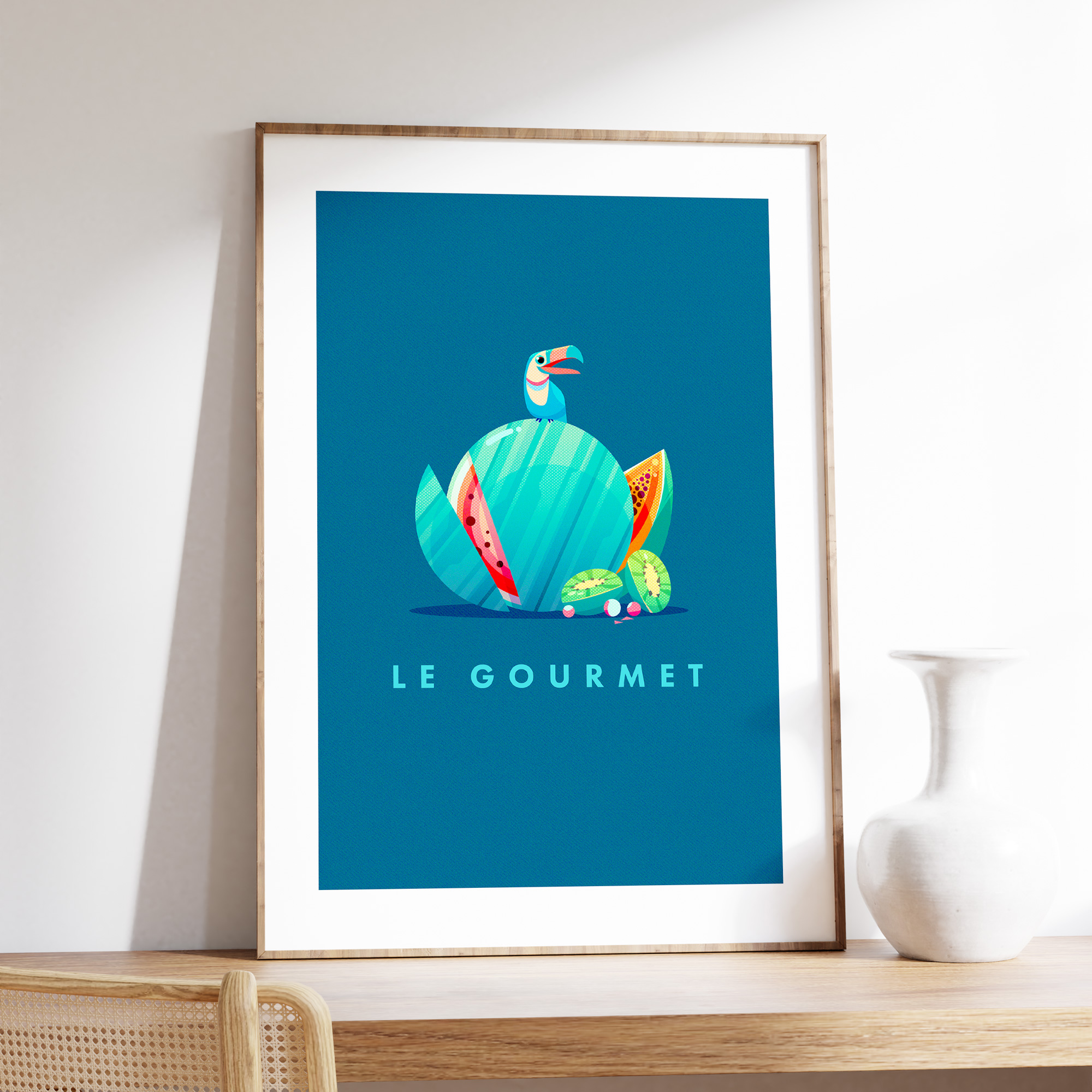 L'oiseau gourmet (A4, A3 ou A2)