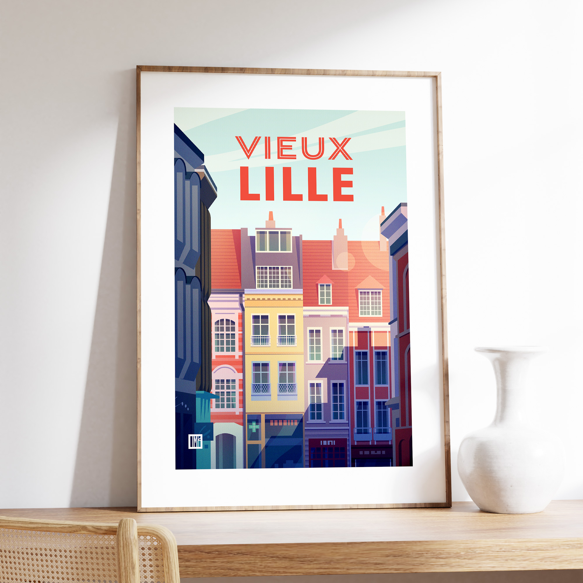 Affiche Vieux Lille
