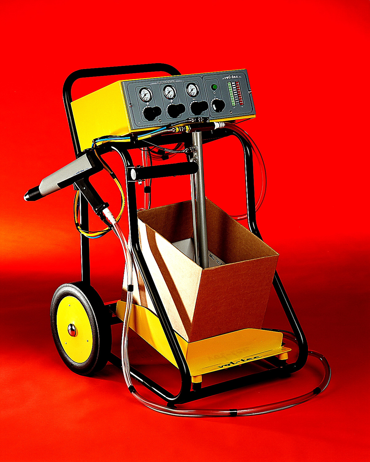 Box Feed Powder Coating Unit