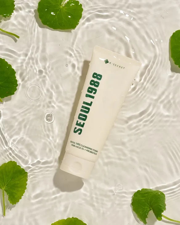 KSECRET – Espuma Limpiadora SEOUL 1988 : Pine Cica 1% + Probióticos