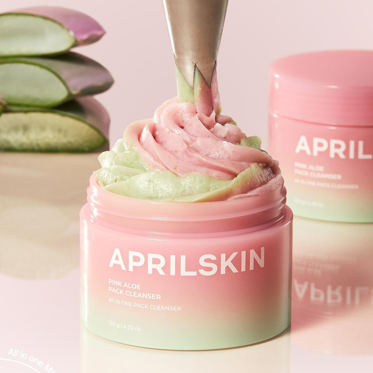 APRILSKIN - Limpiador en Mascarilla con Aloe Rosa