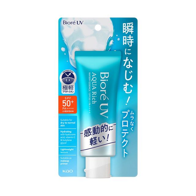 Kao – Biore UV Aqua Rich Watery Essence Protector Solar SPF 50+ PA++++