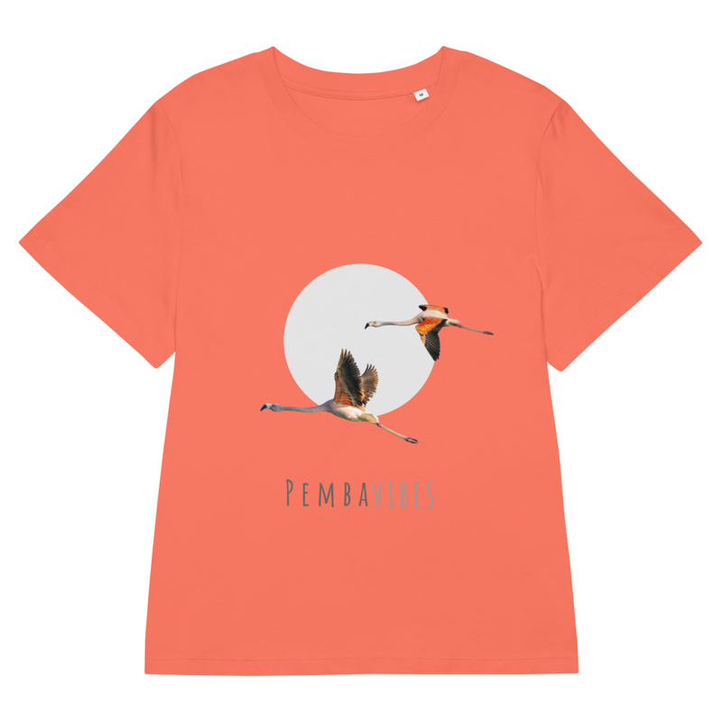 Women’s organic ribbed neck t-shirt