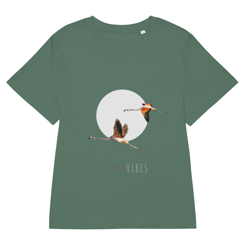 Women’s organic ribbed neck t-shirt