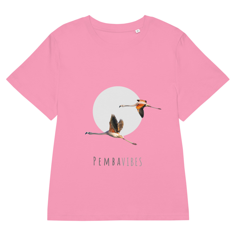 Women’s organic ribbed neck t-shirt