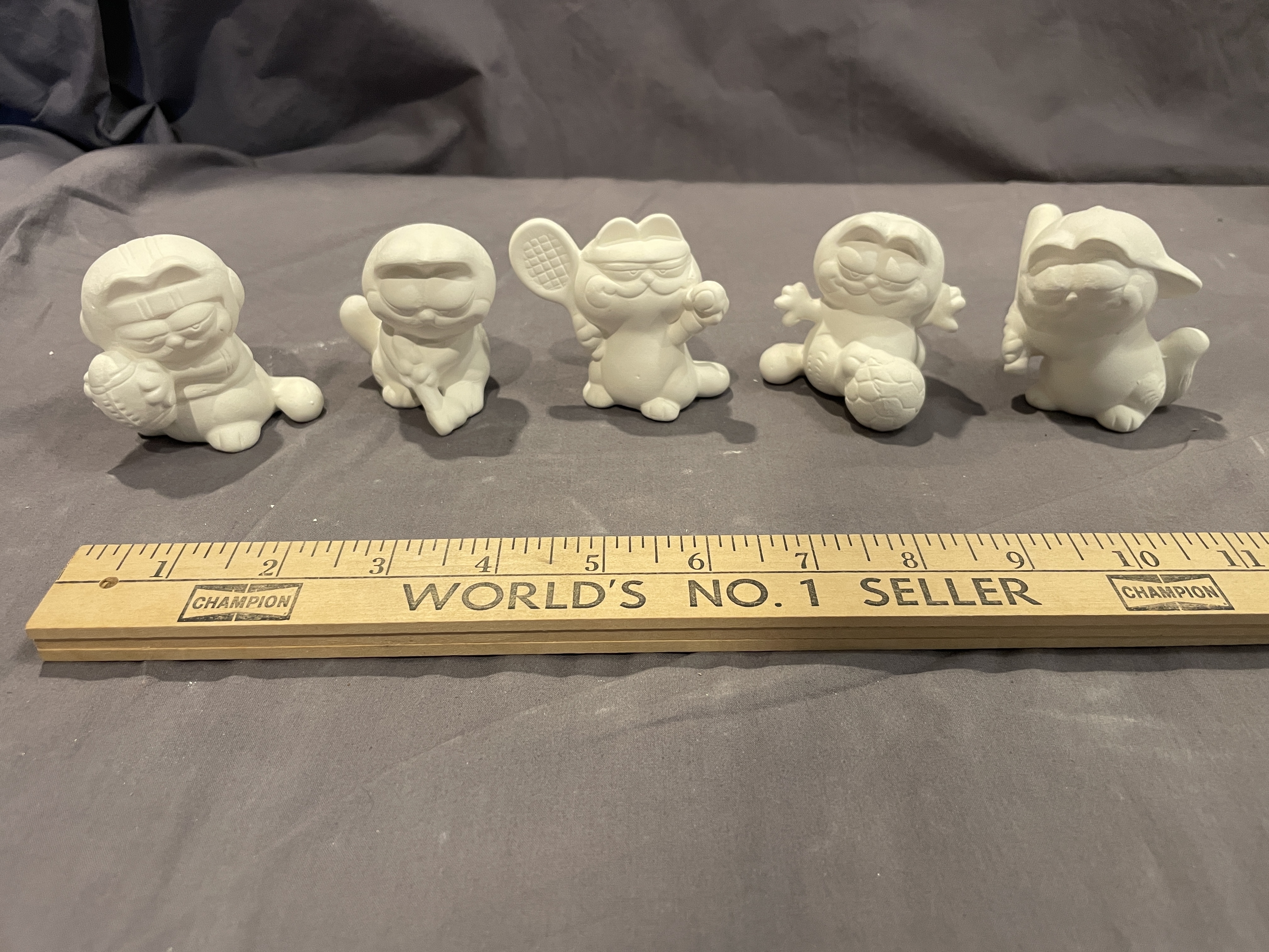 SET OF 5 Sports Garfield