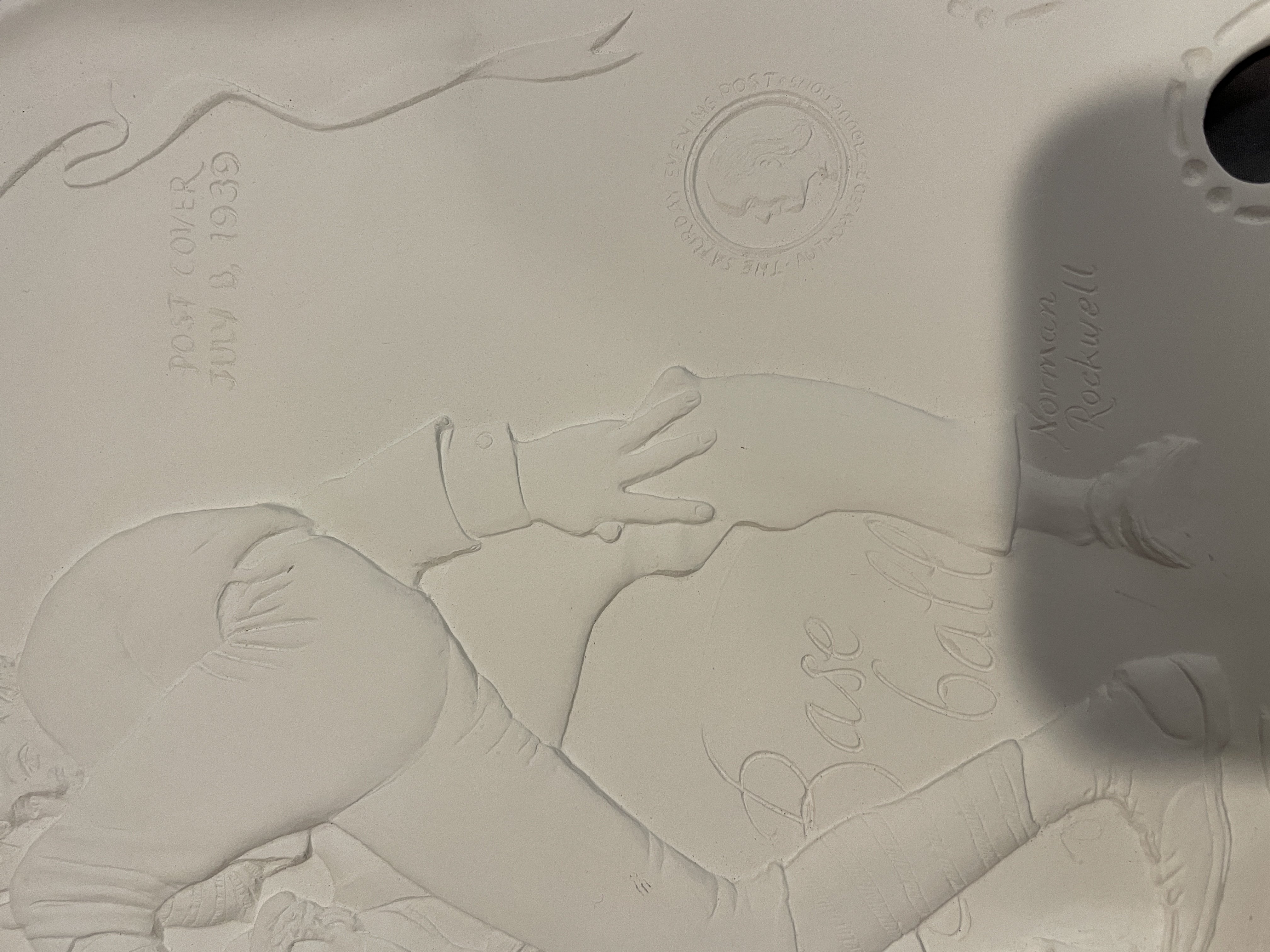 Normand Rockwell 100 year anniversary plate