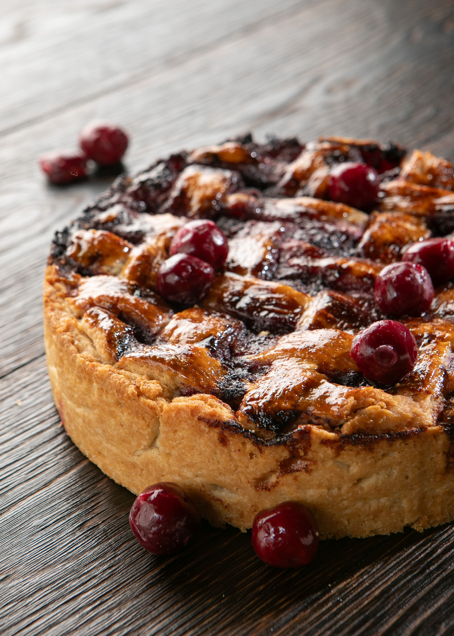 Vyšnių pyragas su varške | Desertų kalvis